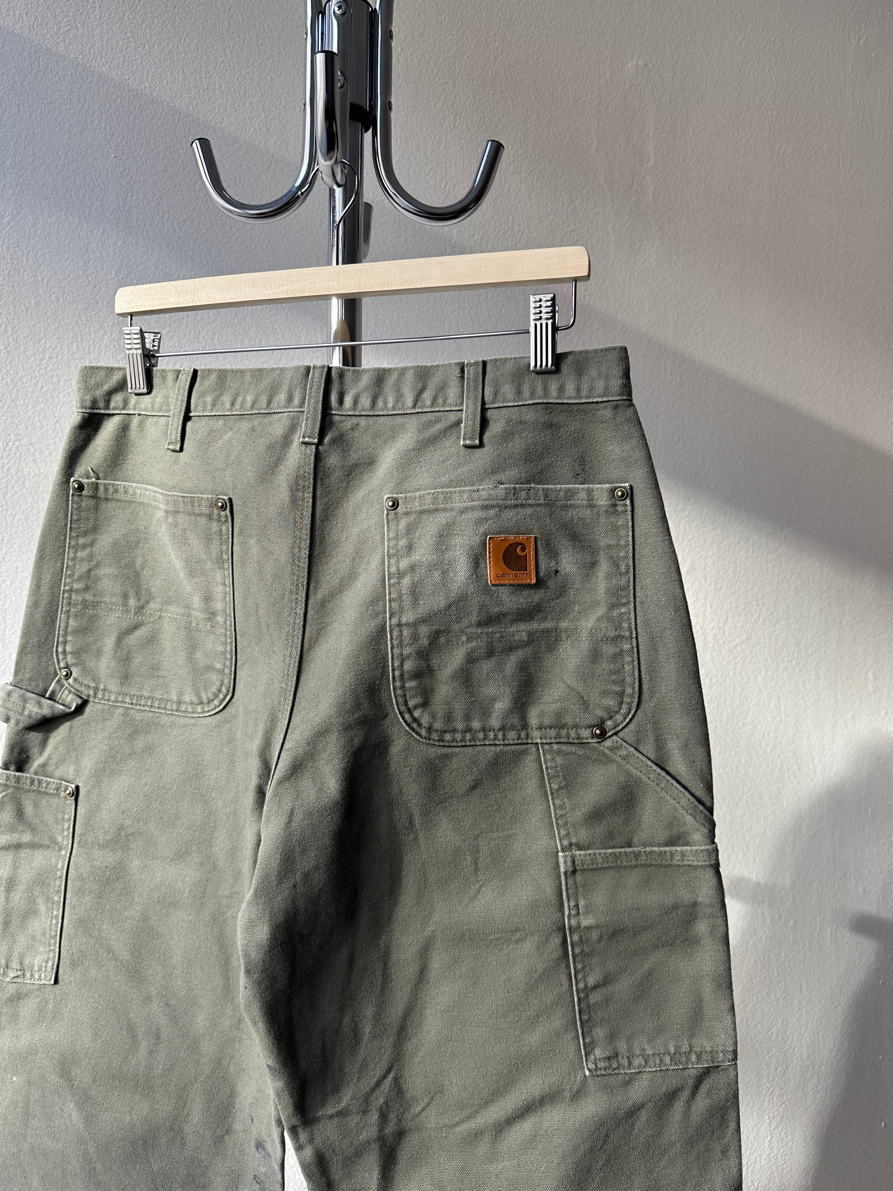 Vintage Carhartt B136 MOS "Double Knee" Pants - size 33x34
