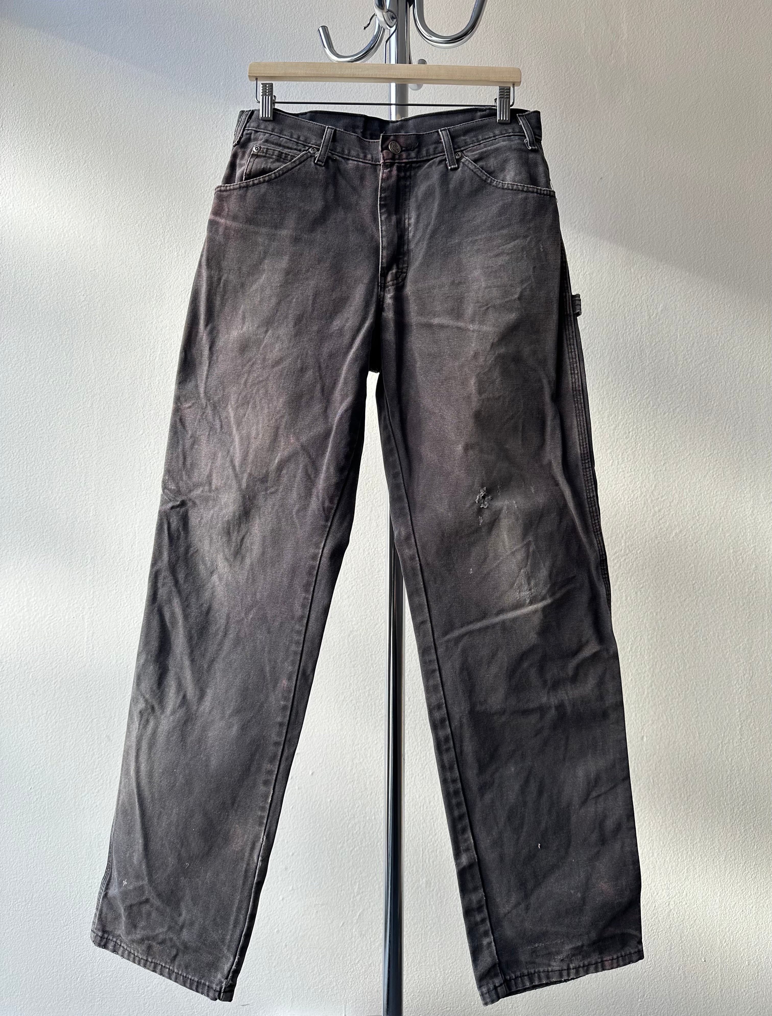 Vintage 1990s Dickies Faded Single Knee Pants - size 33x30
