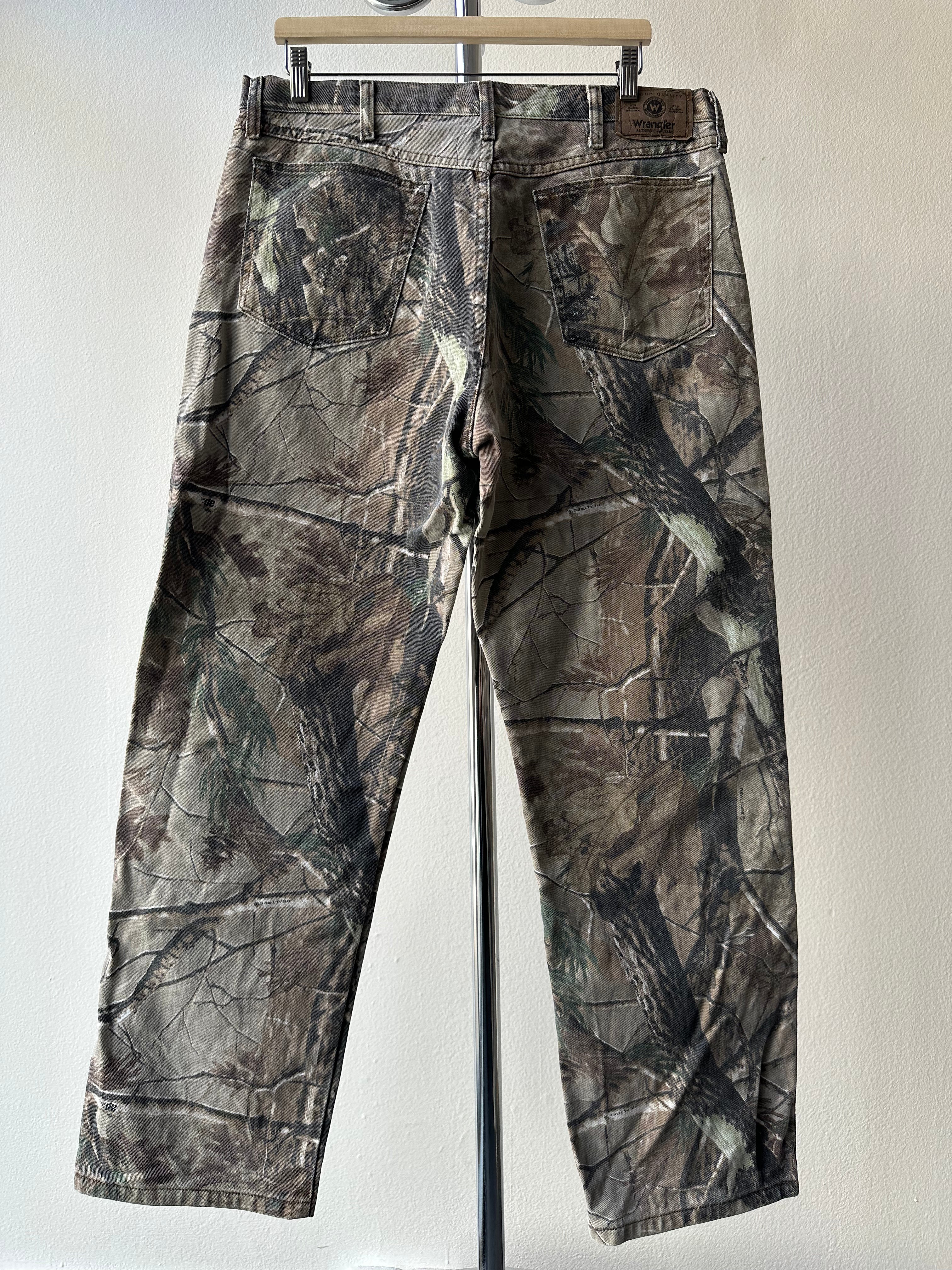 Vintage Wrangler Realtree Double Knee Pants - size 36x32