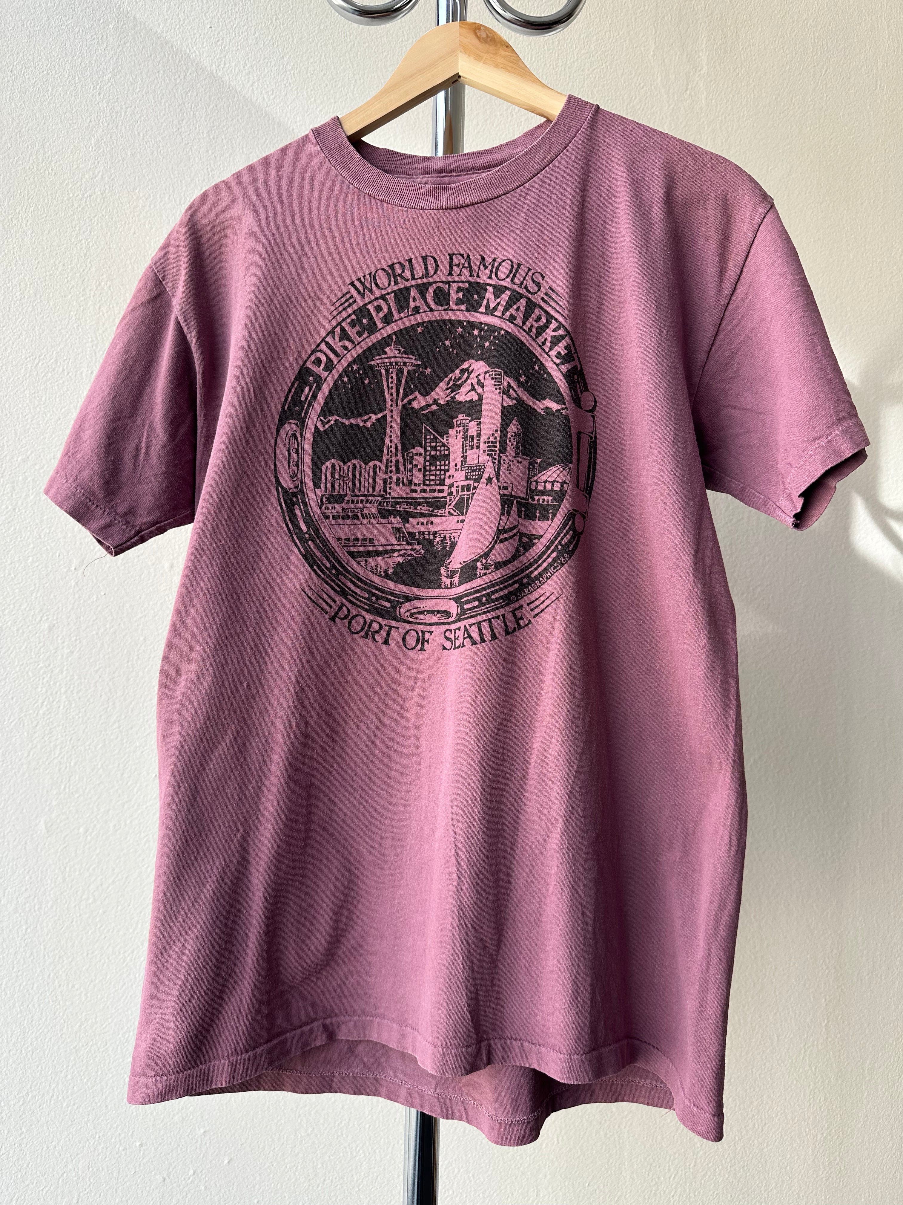 Vintage 1990s "Port of Seattle" Tourist T-shirt - size M