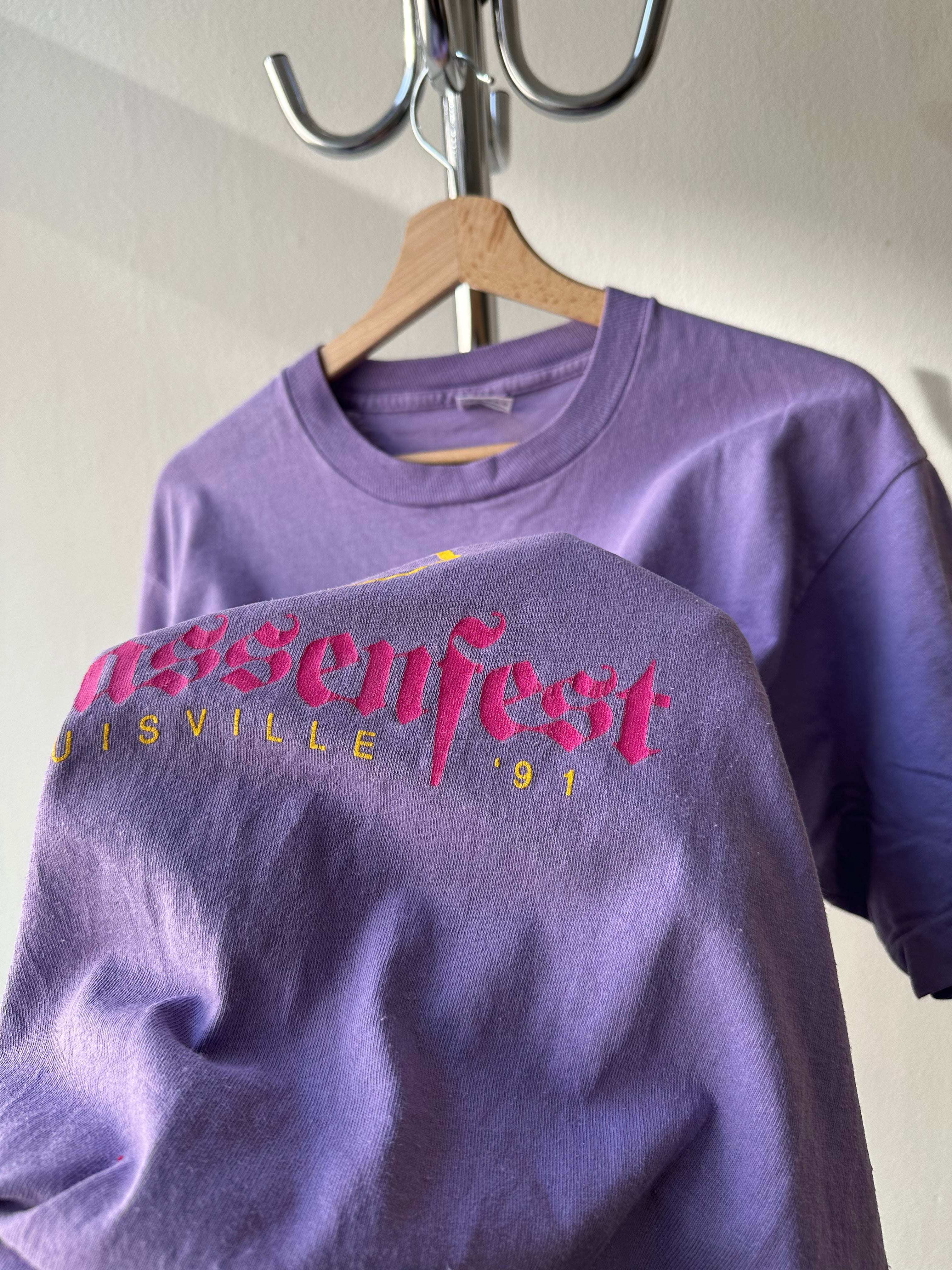 Vintage 1990s "Strassenfest" T-shirt - size XL