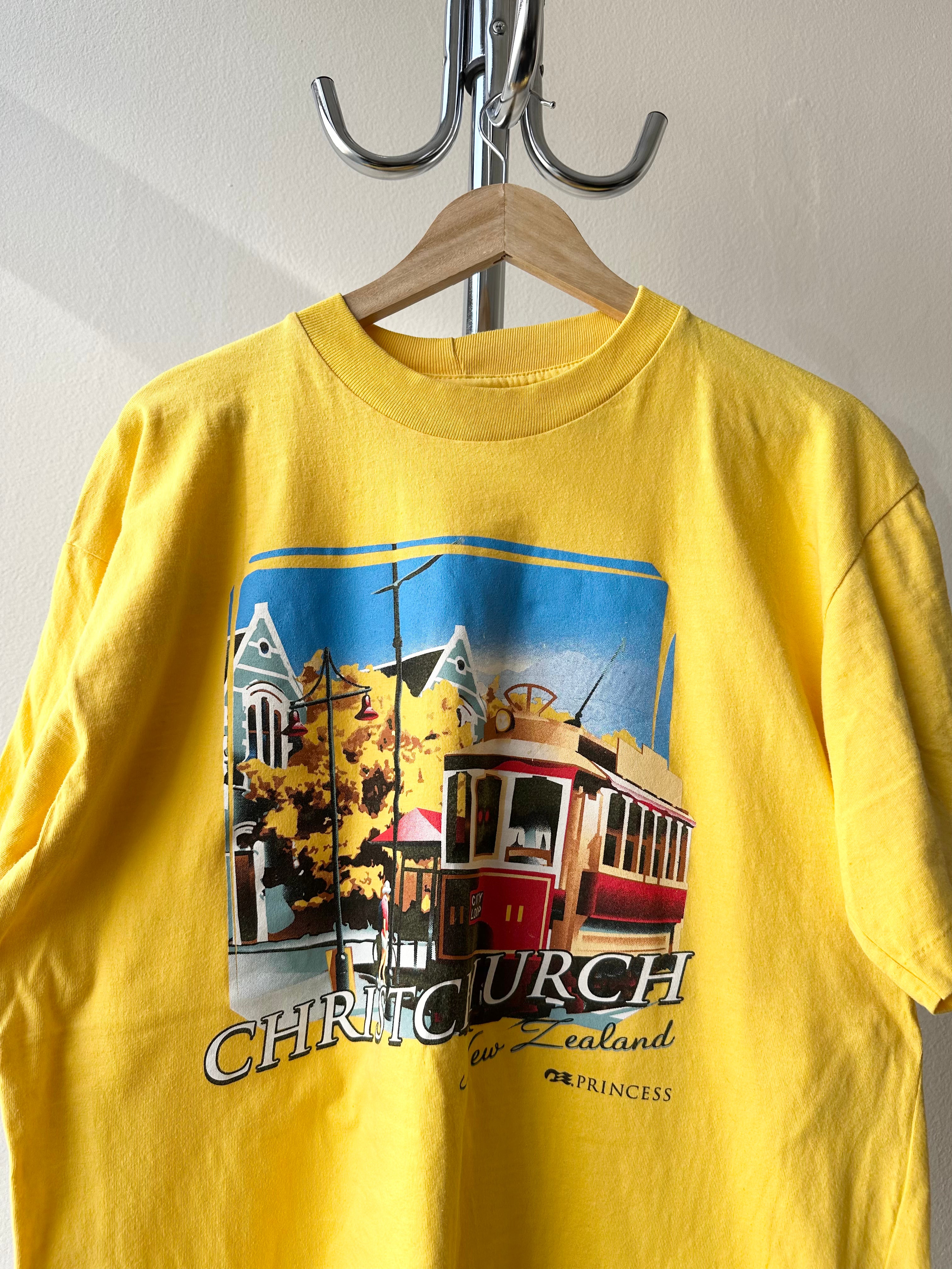 Vintage 1990s "Christchurch" Tourist T-shirt - size XXL