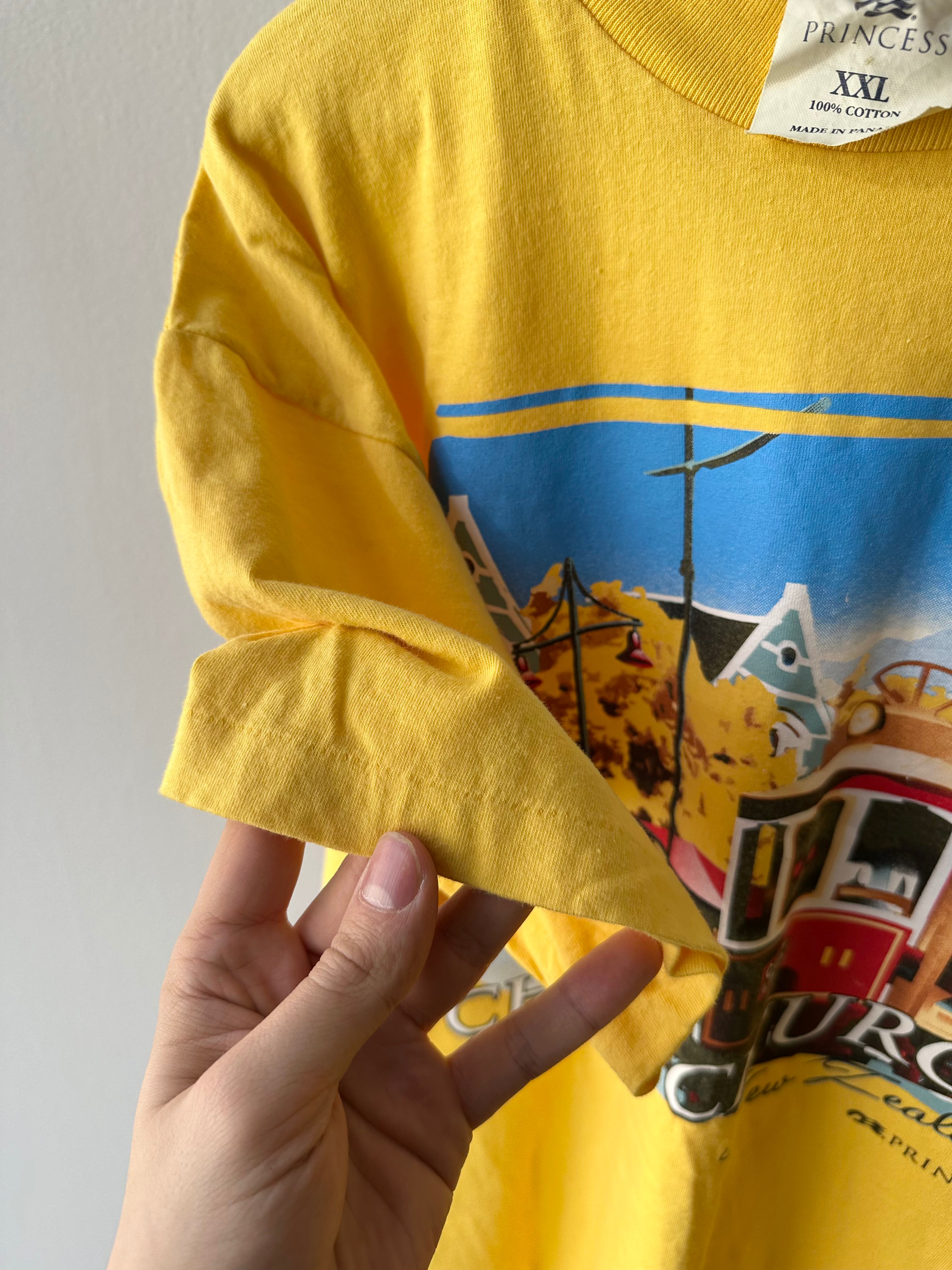 Vintage 1990s "Christchurch" Tourist T-shirt - size XXL