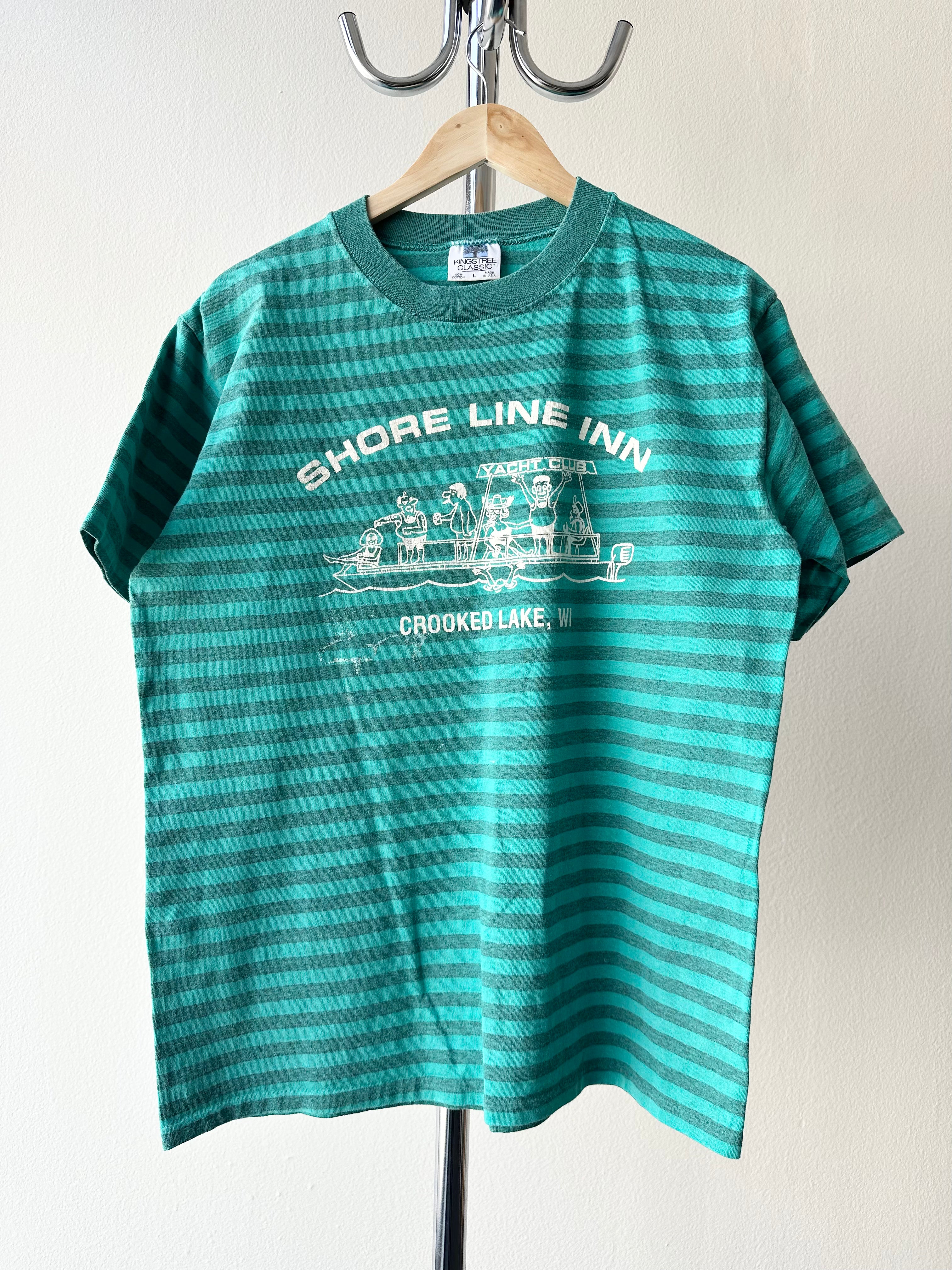 Vintage 1990s "Crooked Lake" Funny Tourist T-shirt - size L