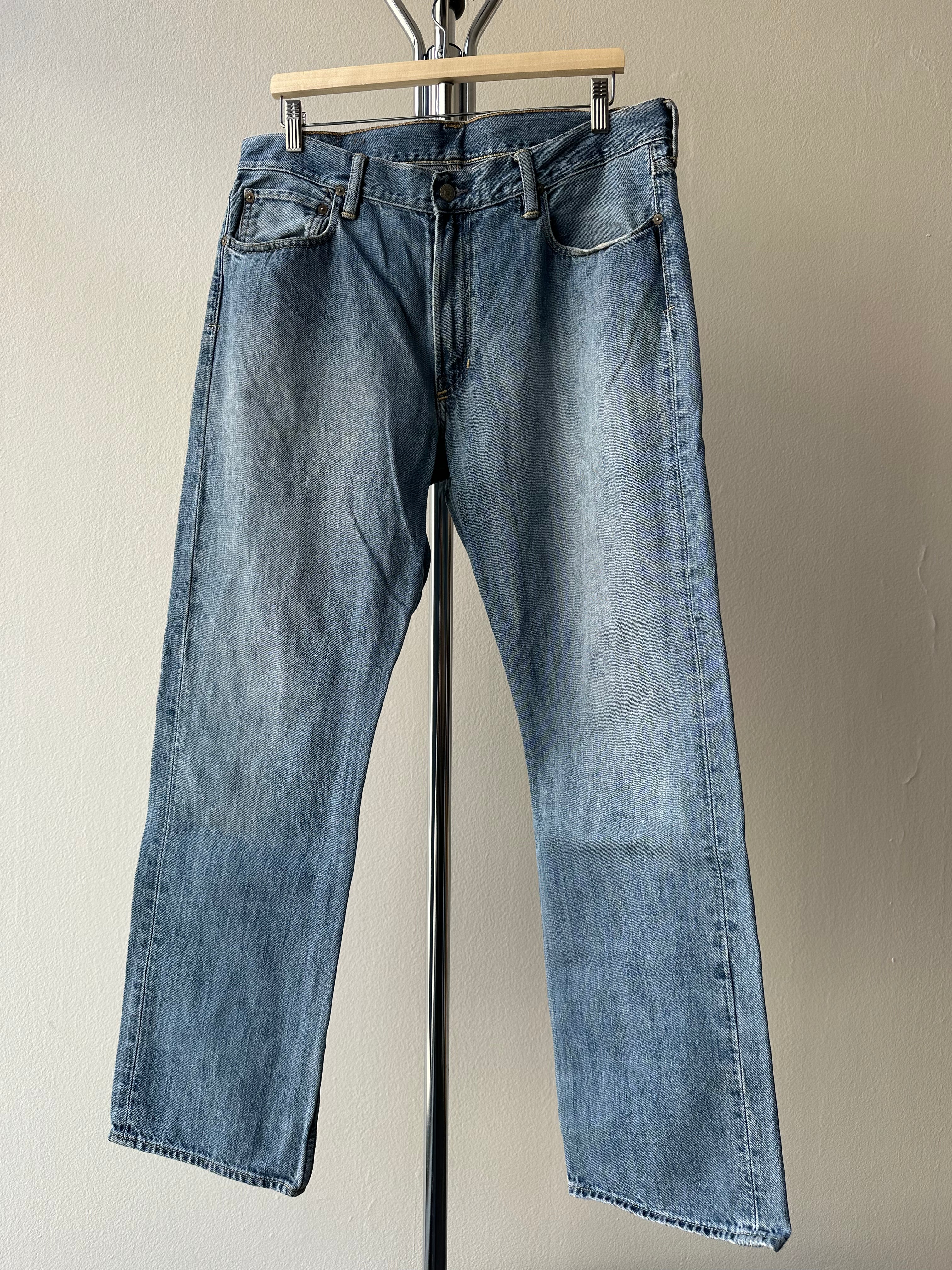 Vintage 1990s Polo Ralph Lauren Baby Blue Pants - size 36x32