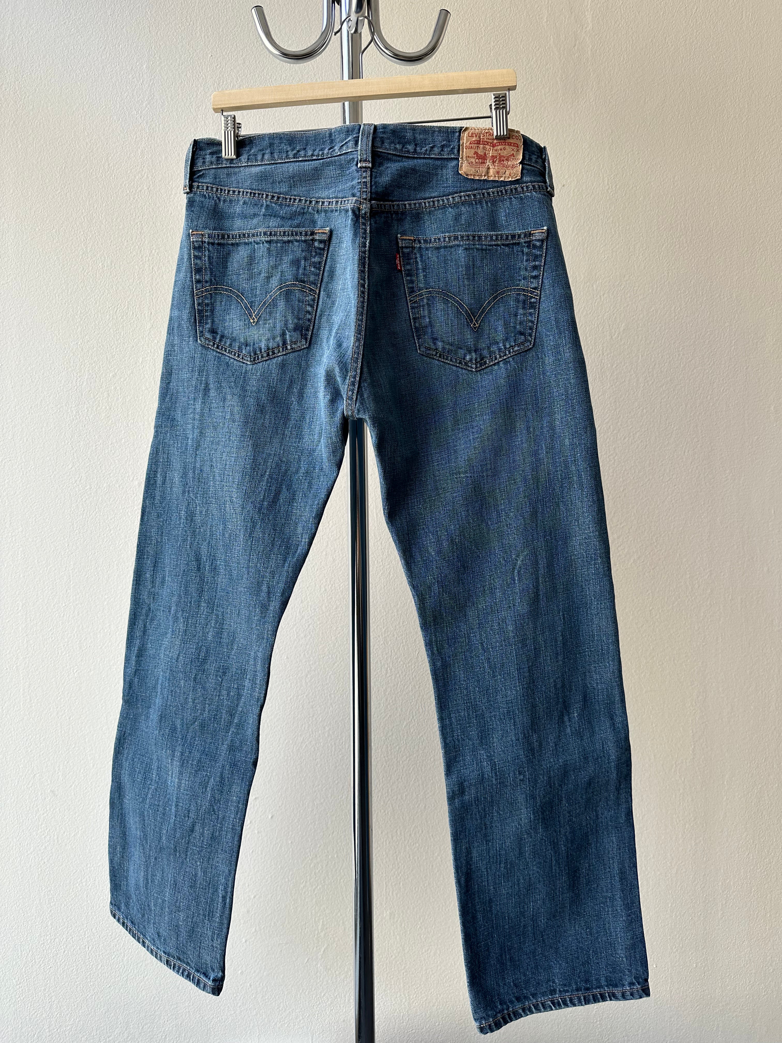 Vintage Levi’s 501 "Ring-Spun & Rope-Dyed" Denim Pants - size 36x32
