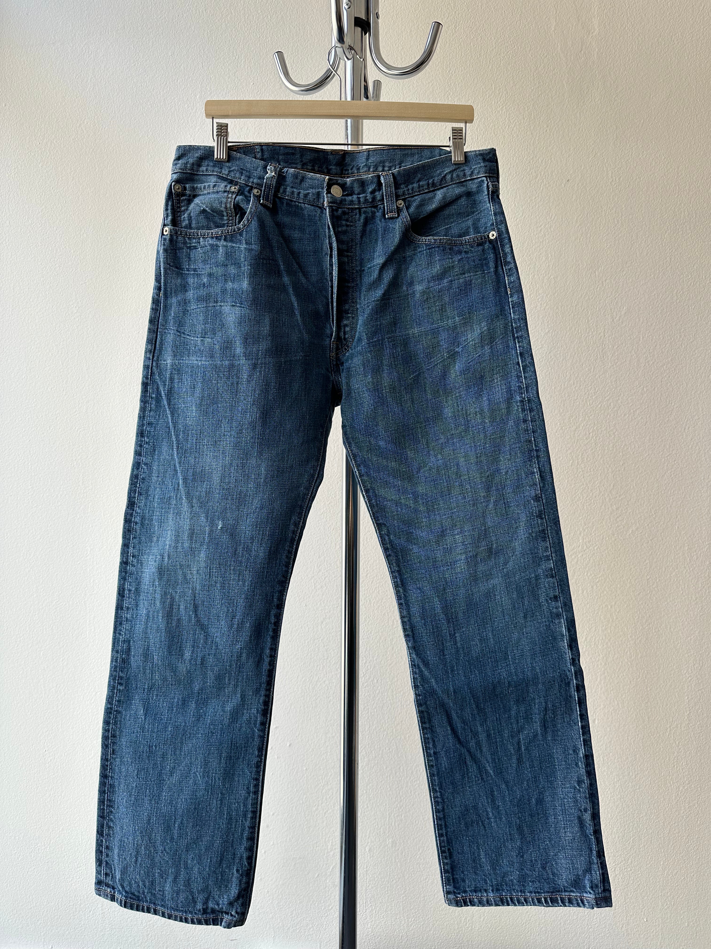 Vintage Levi’s 501 "Ring-Spun & Rope-Dyed" Denim Pants - size 36x32