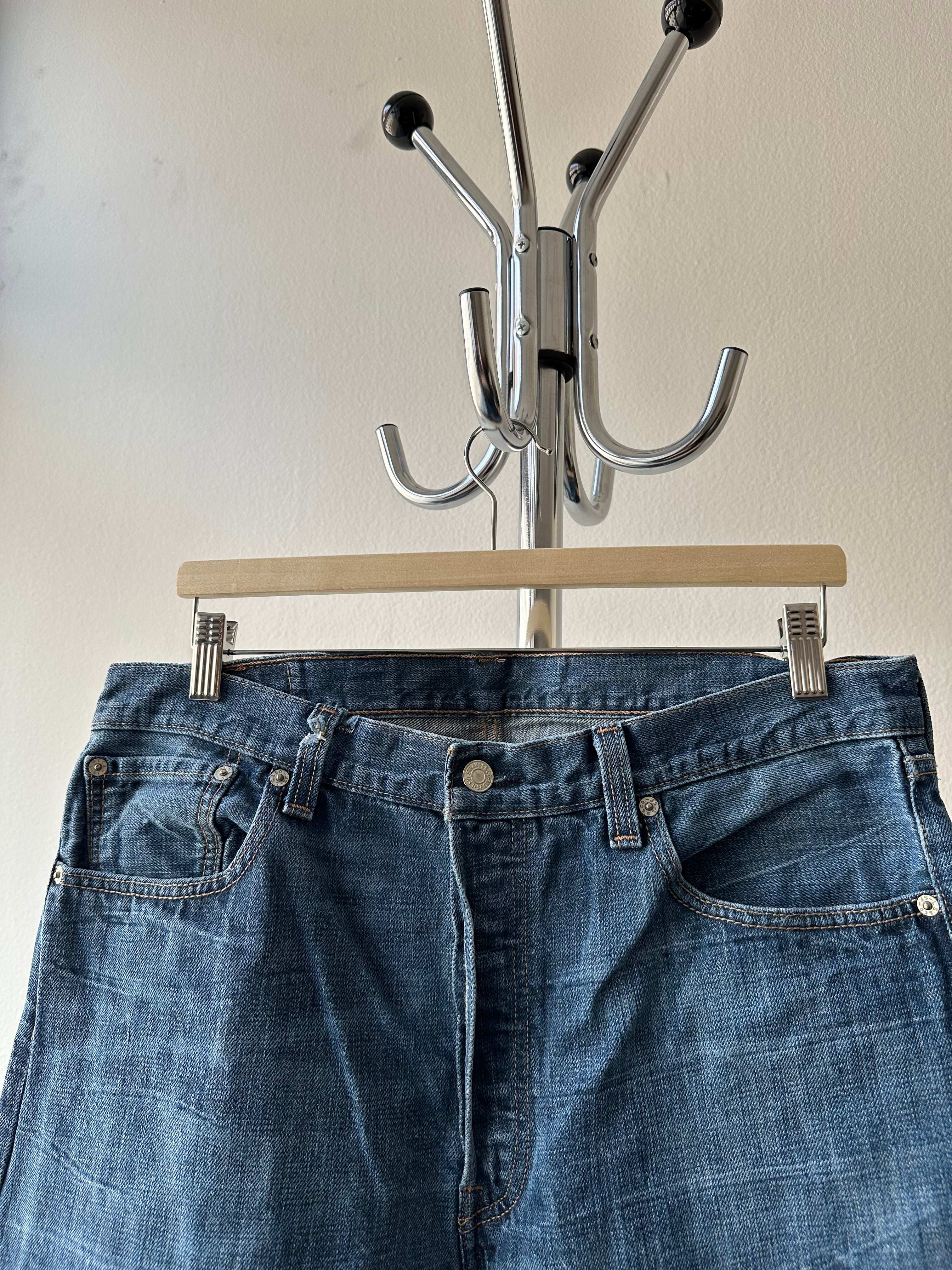 Vintage Levi’s 501 "Ring-Spun & Rope-Dyed" Denim Pants - size 36x32