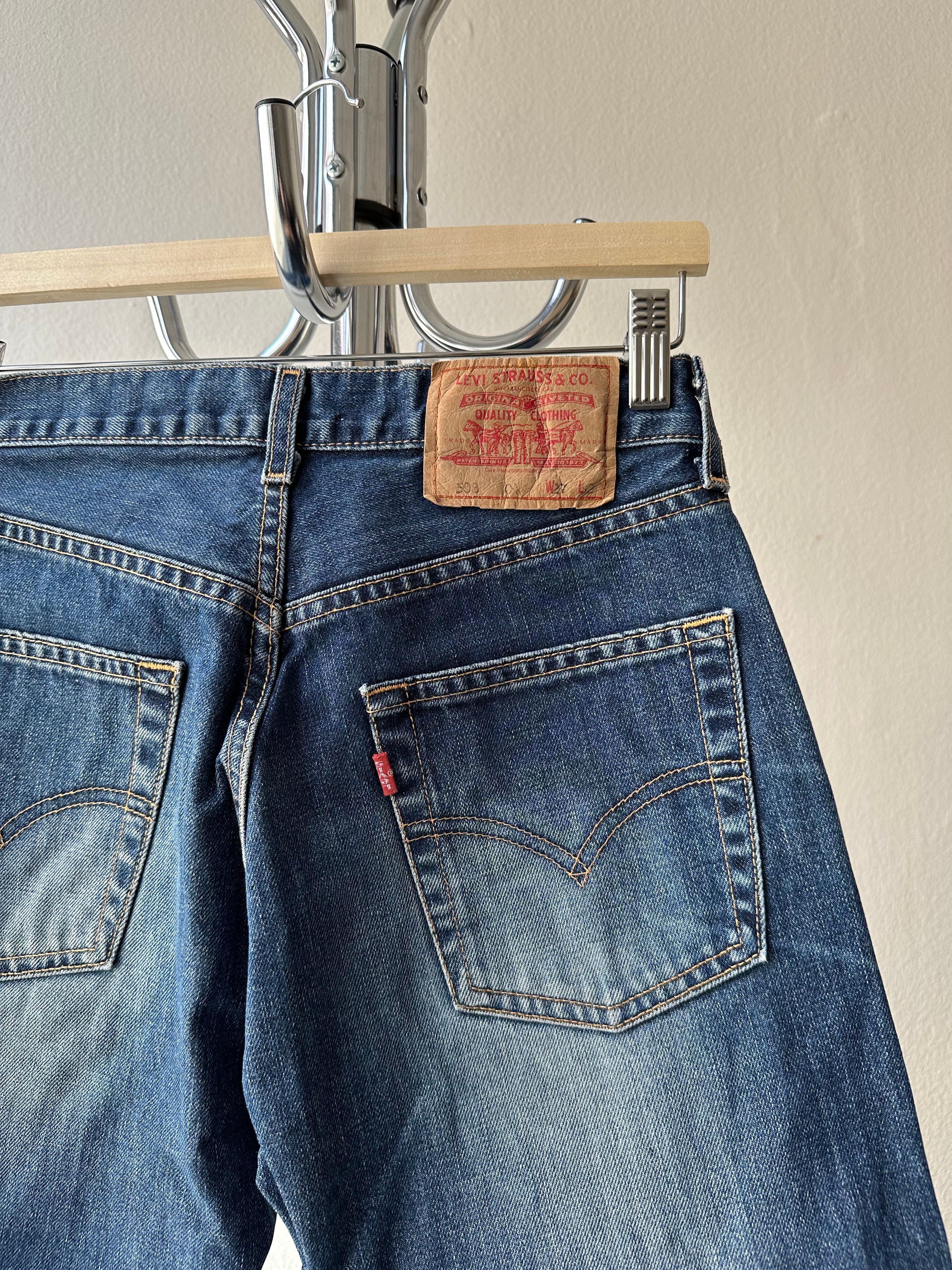 Vintage 1990s Levi's 503 Denim Pants - size 27x32