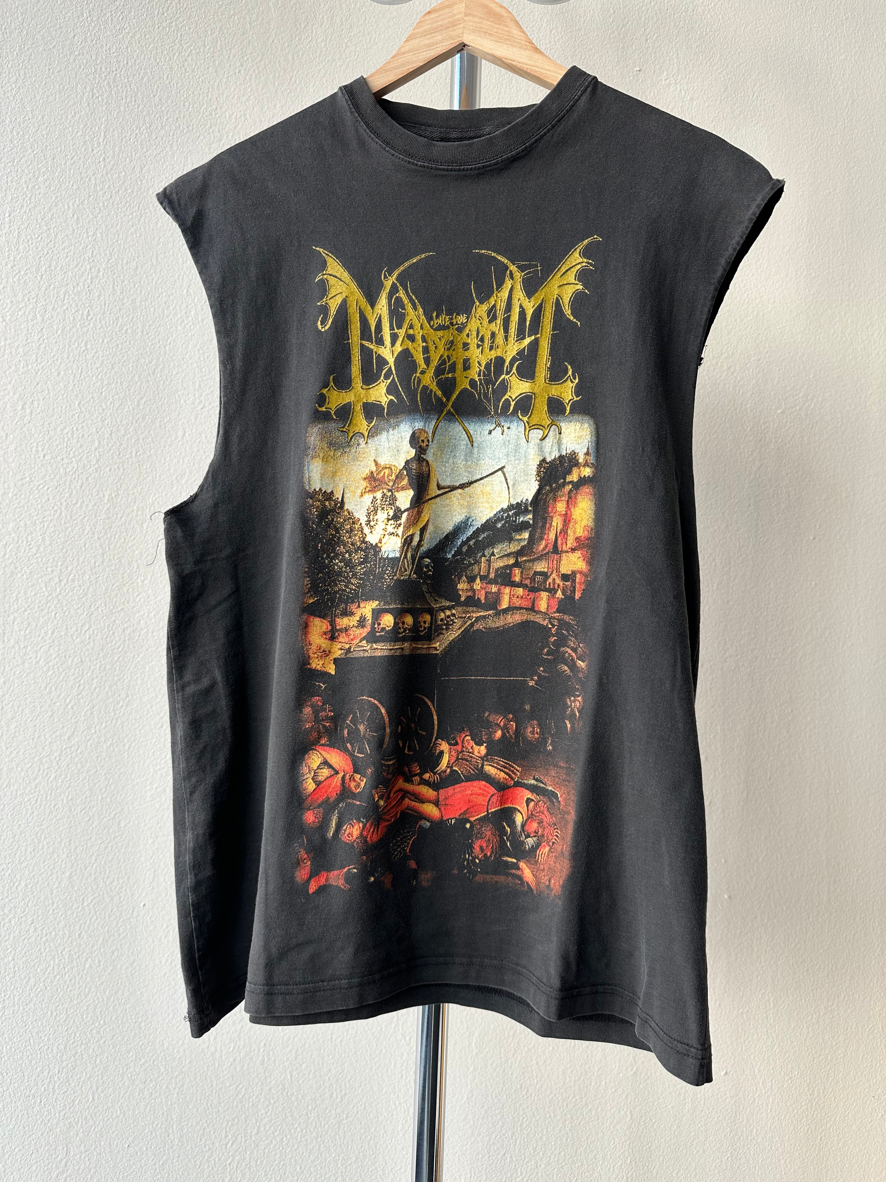Vintage 1998 Mayhem “River of Blood” Razamataz T-shirt - size XL