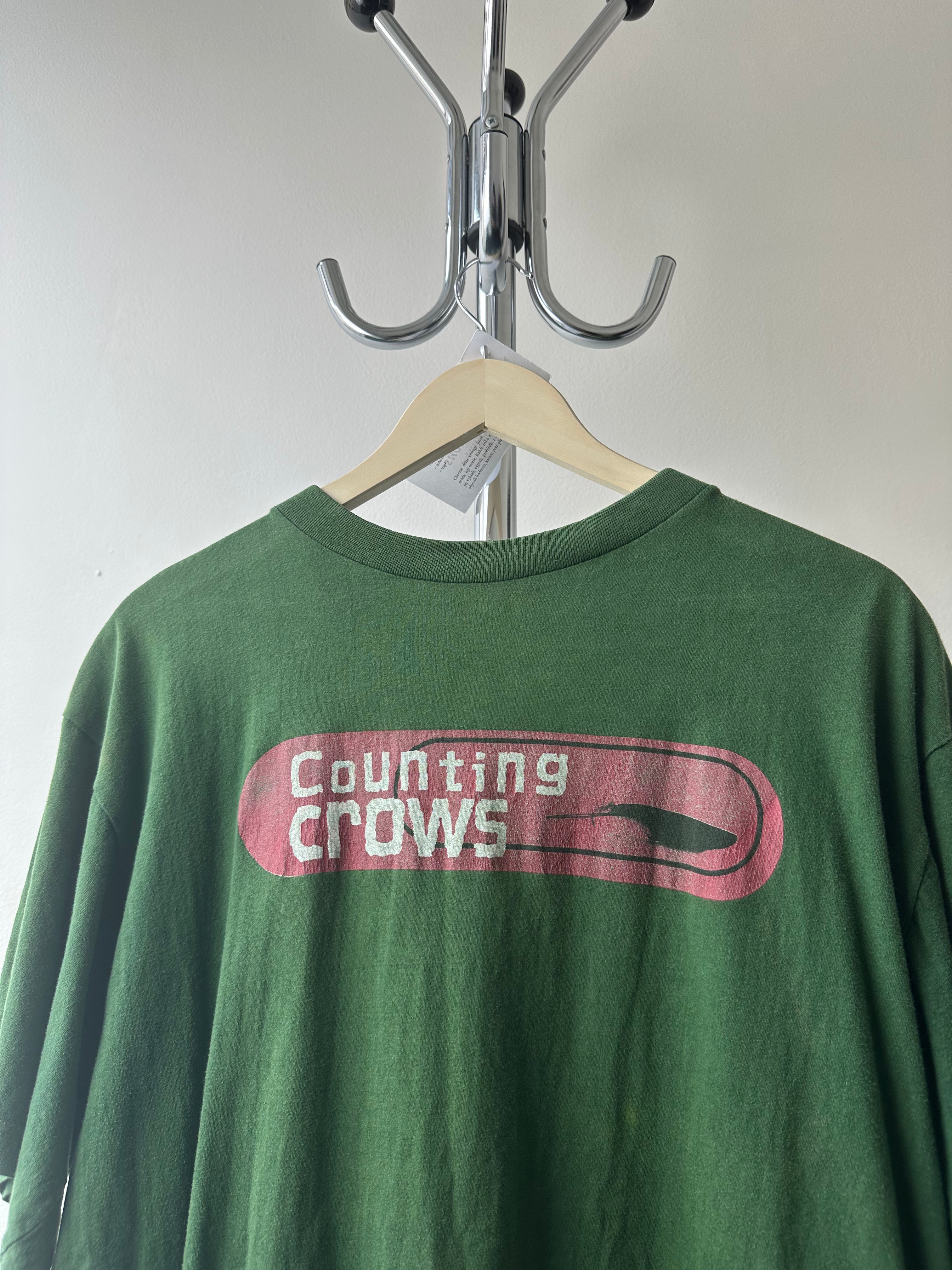 Vintage 1990s Counting Crows "Recovering Satellites" T-shirt - size L/XL
