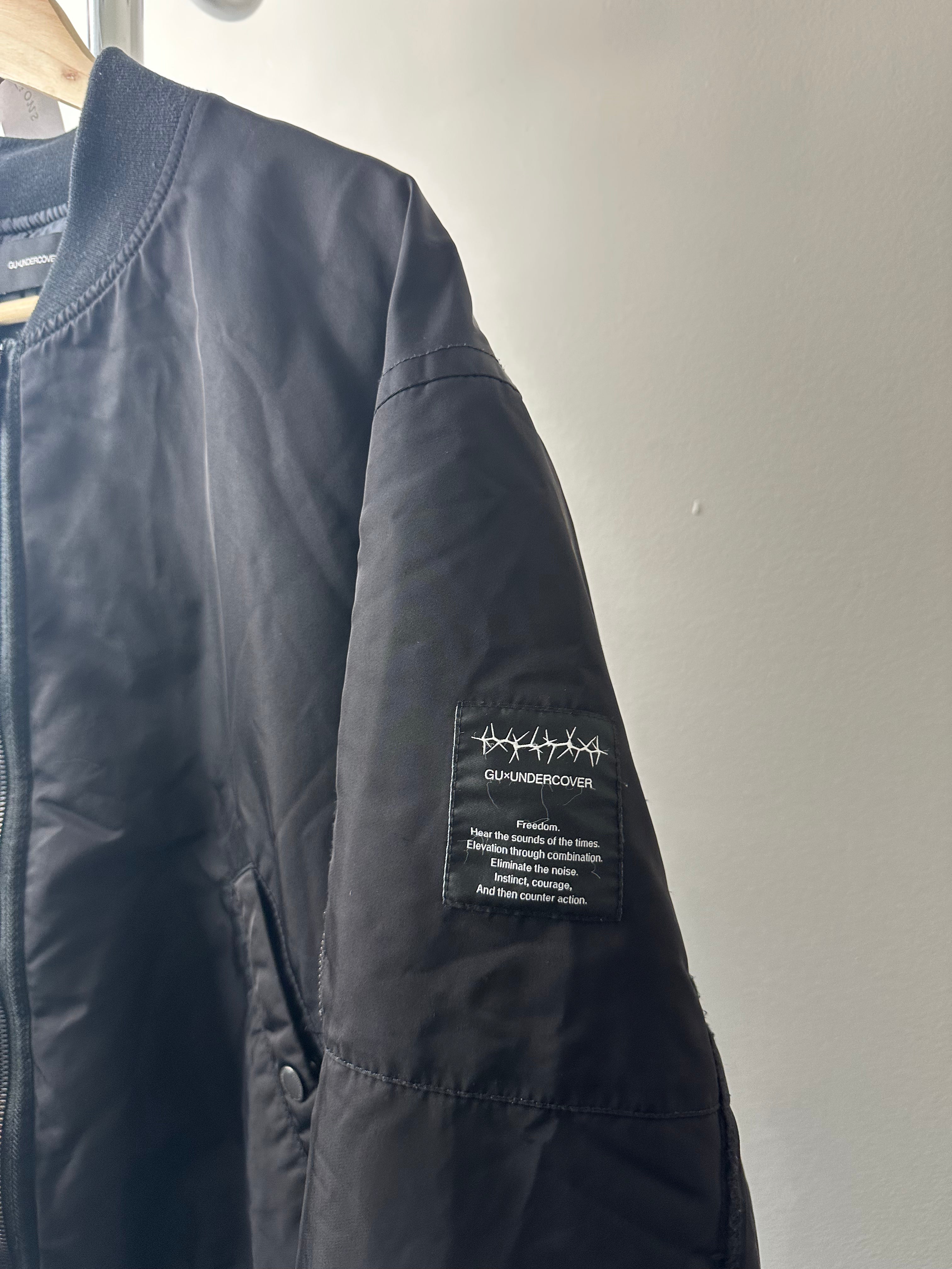 Undercover x GU “Freedom Noise” Bomber