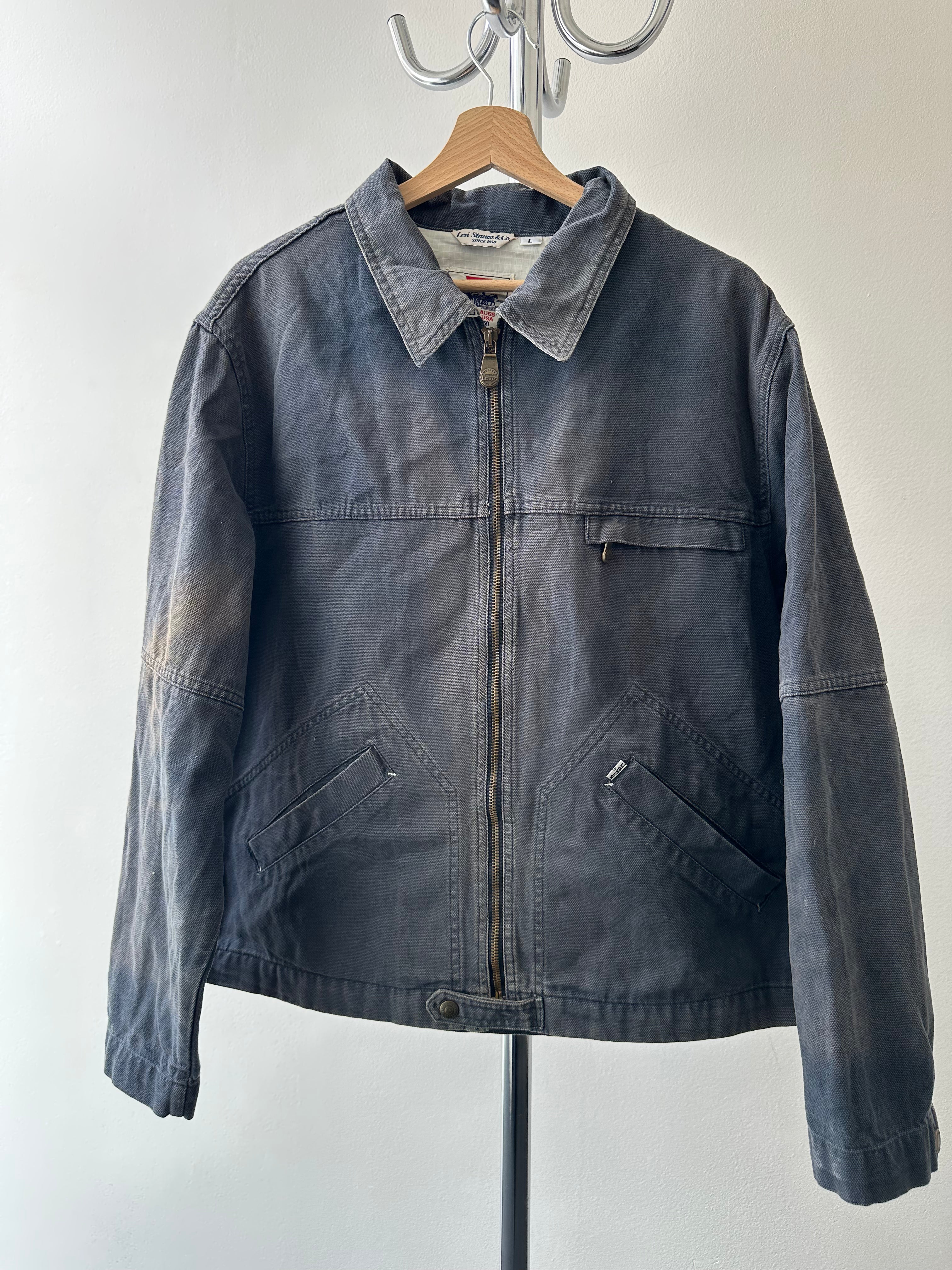 Vintage 1990s Levi's Faded Harrington Jacket - size L