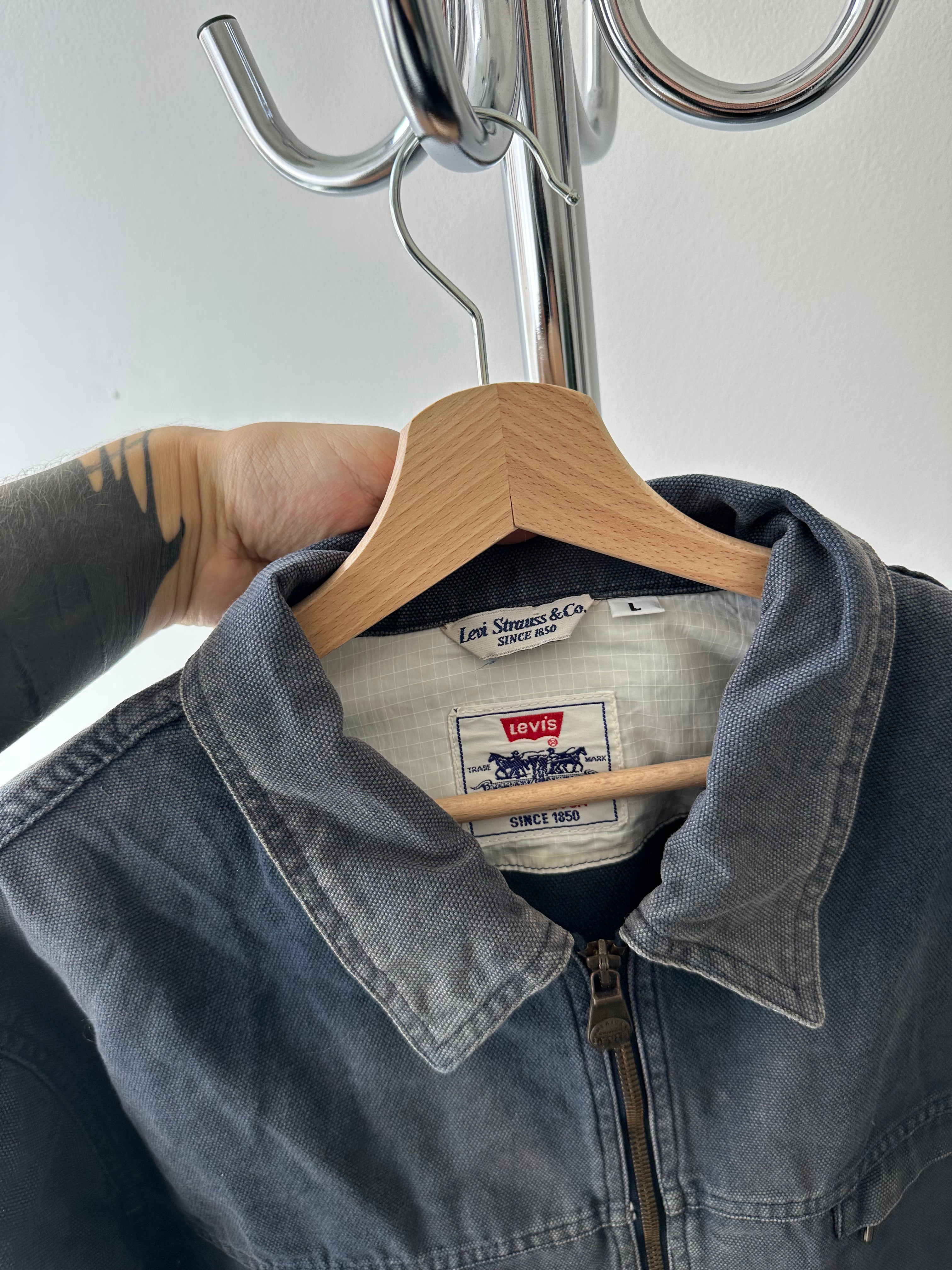 Vintage 1990s Levi's Faded Harrington Jacket - size L