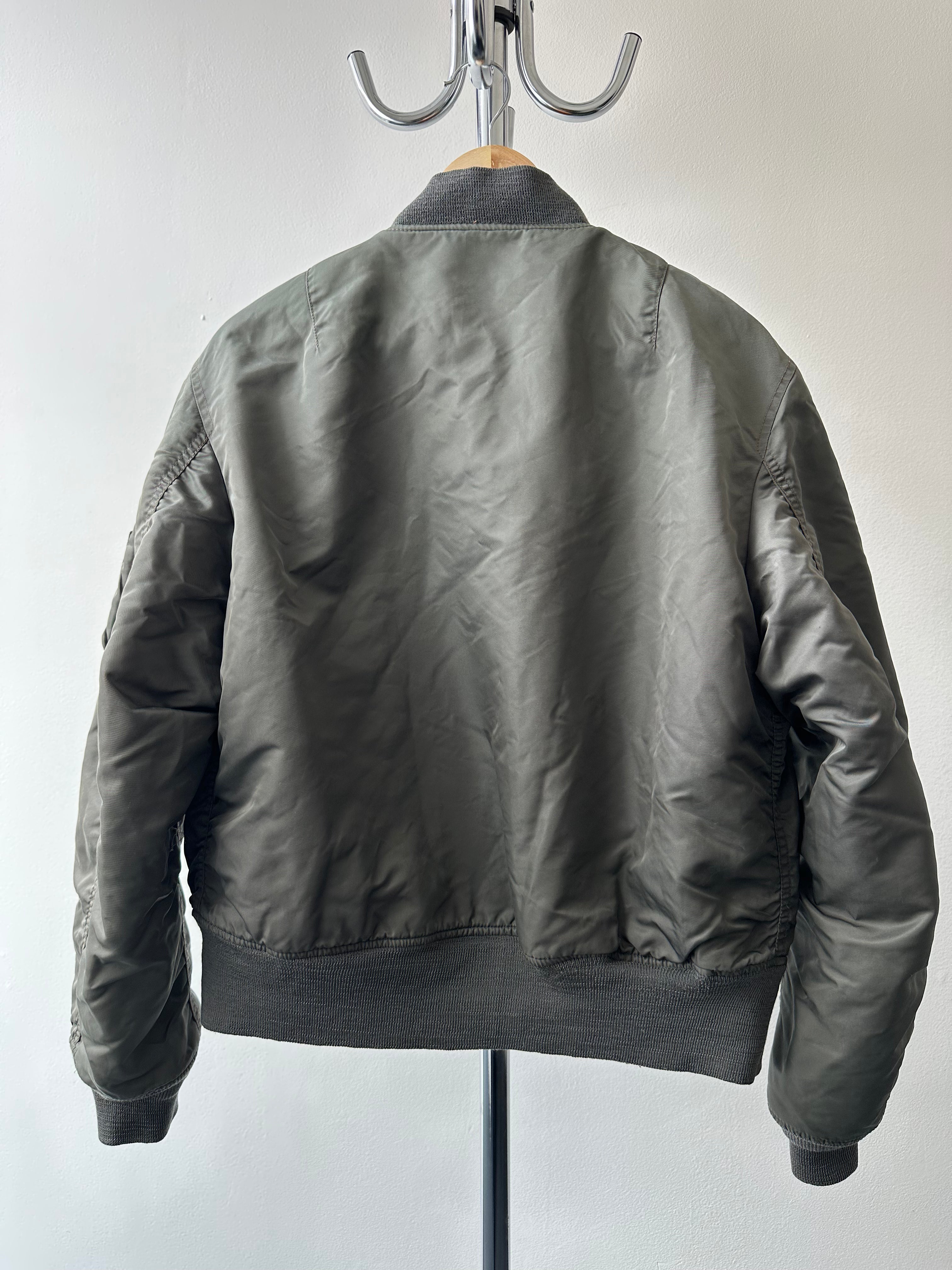 Vintage 1990s Alpha Industries MA-1 Bomber Flight Jacket - size M/L