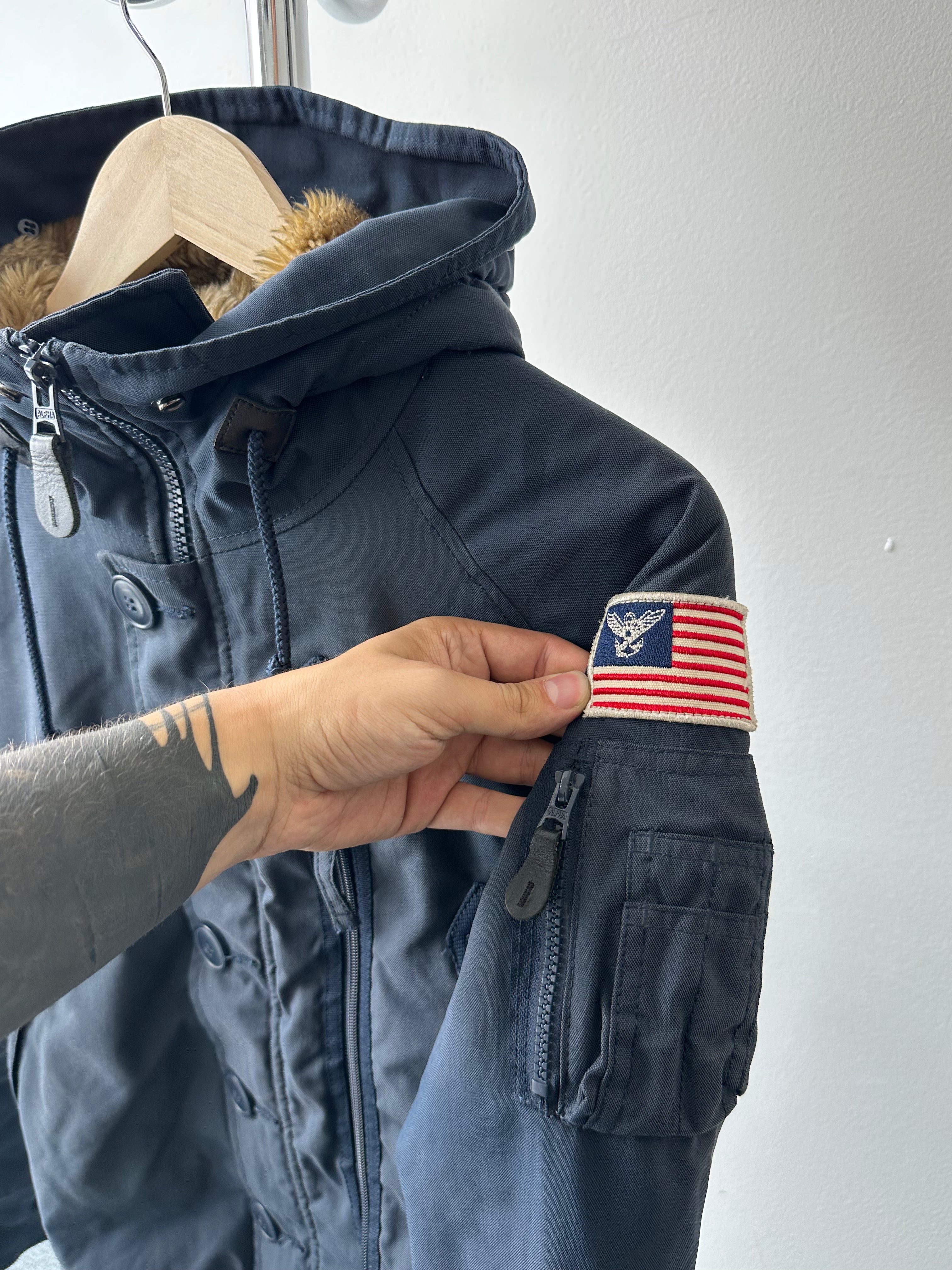 Vintage Alpha Industries N-3B Parka - size S