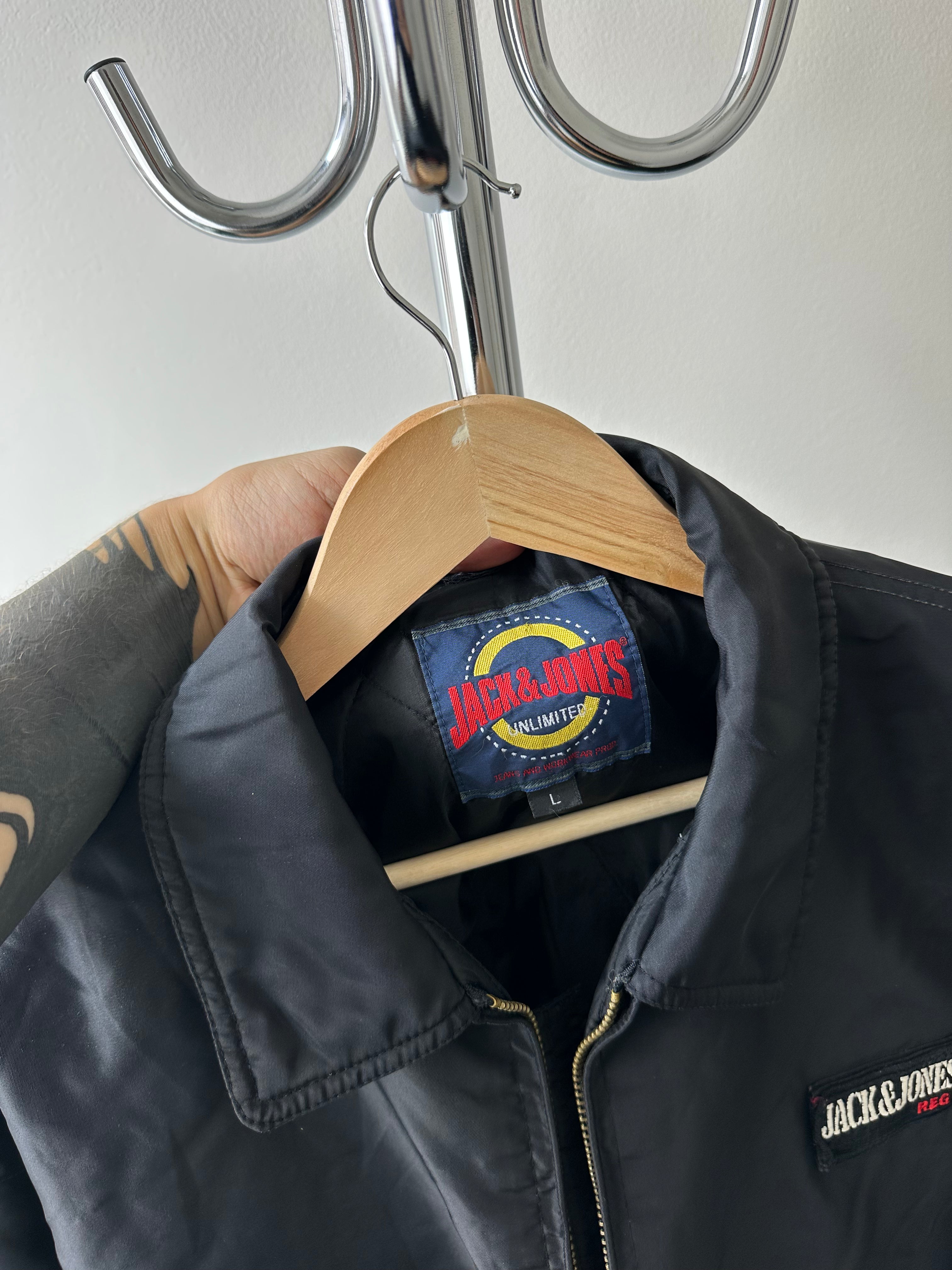 Vintage Jack & Jones “Unlimited” Flight Bomber Jacket - size L