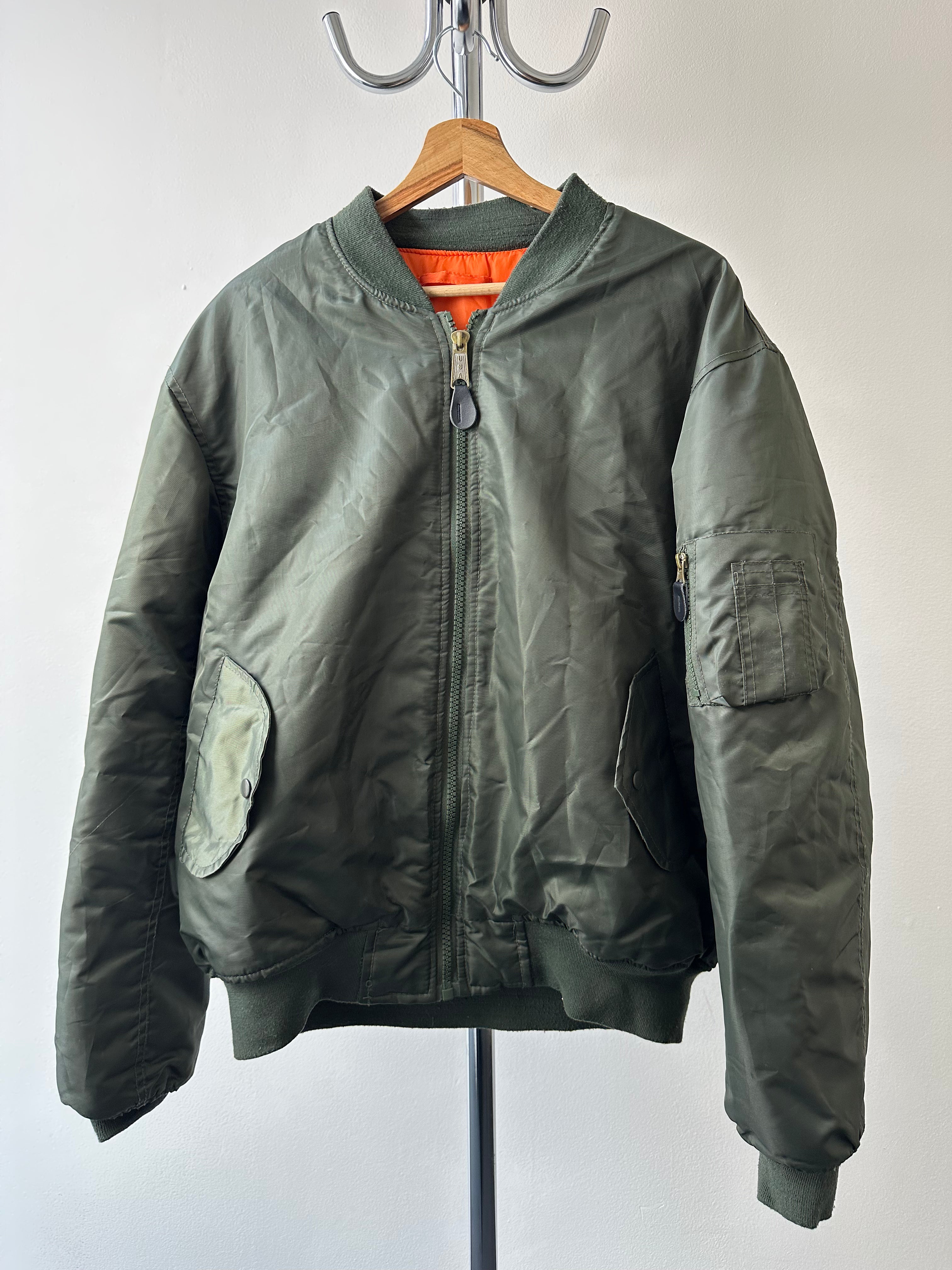 Vintage MA-1 Bomber Jacket - size L/XL