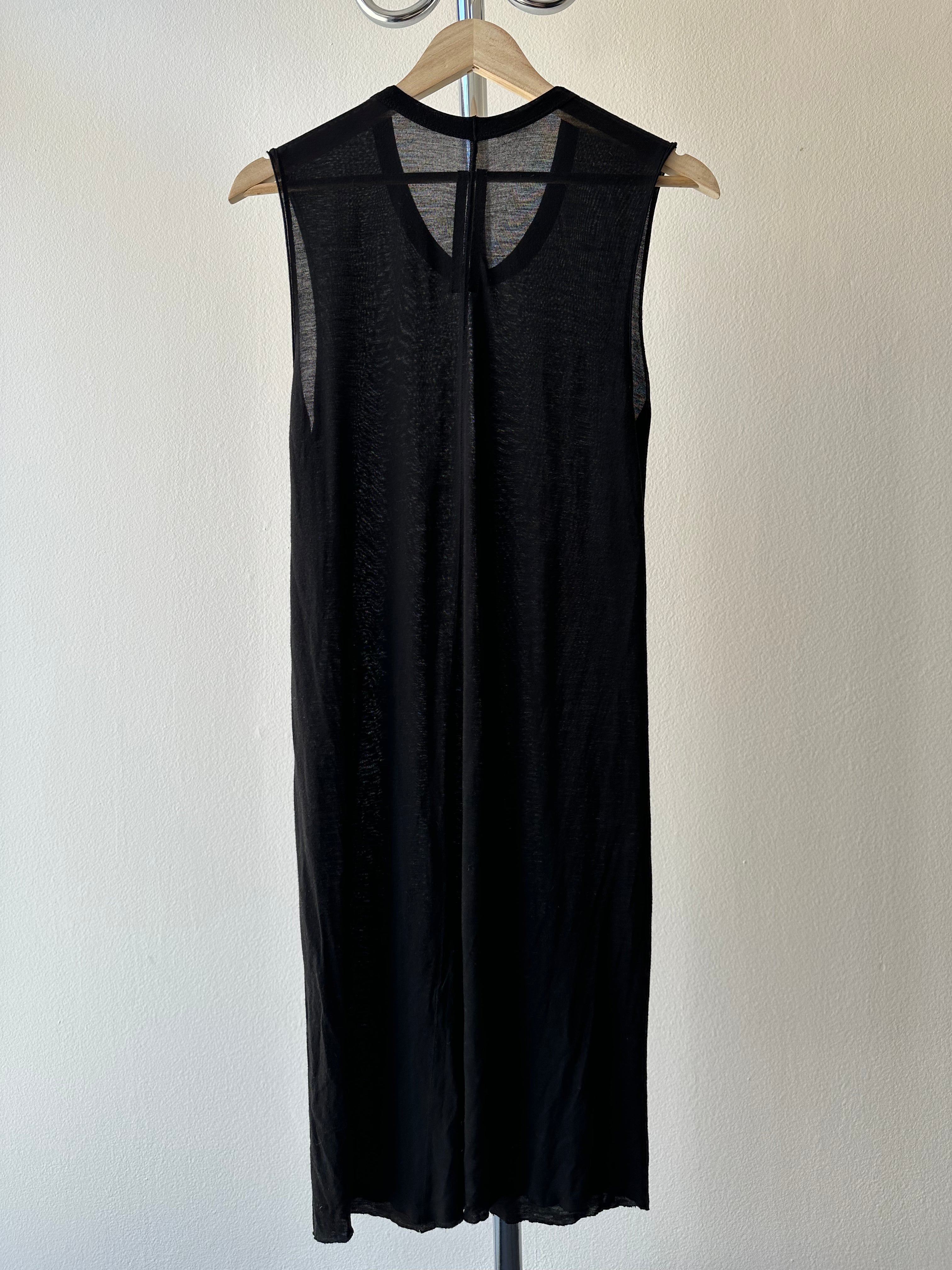 Rick Owens FW17 “Glitter” Sheer Tank Top - size M