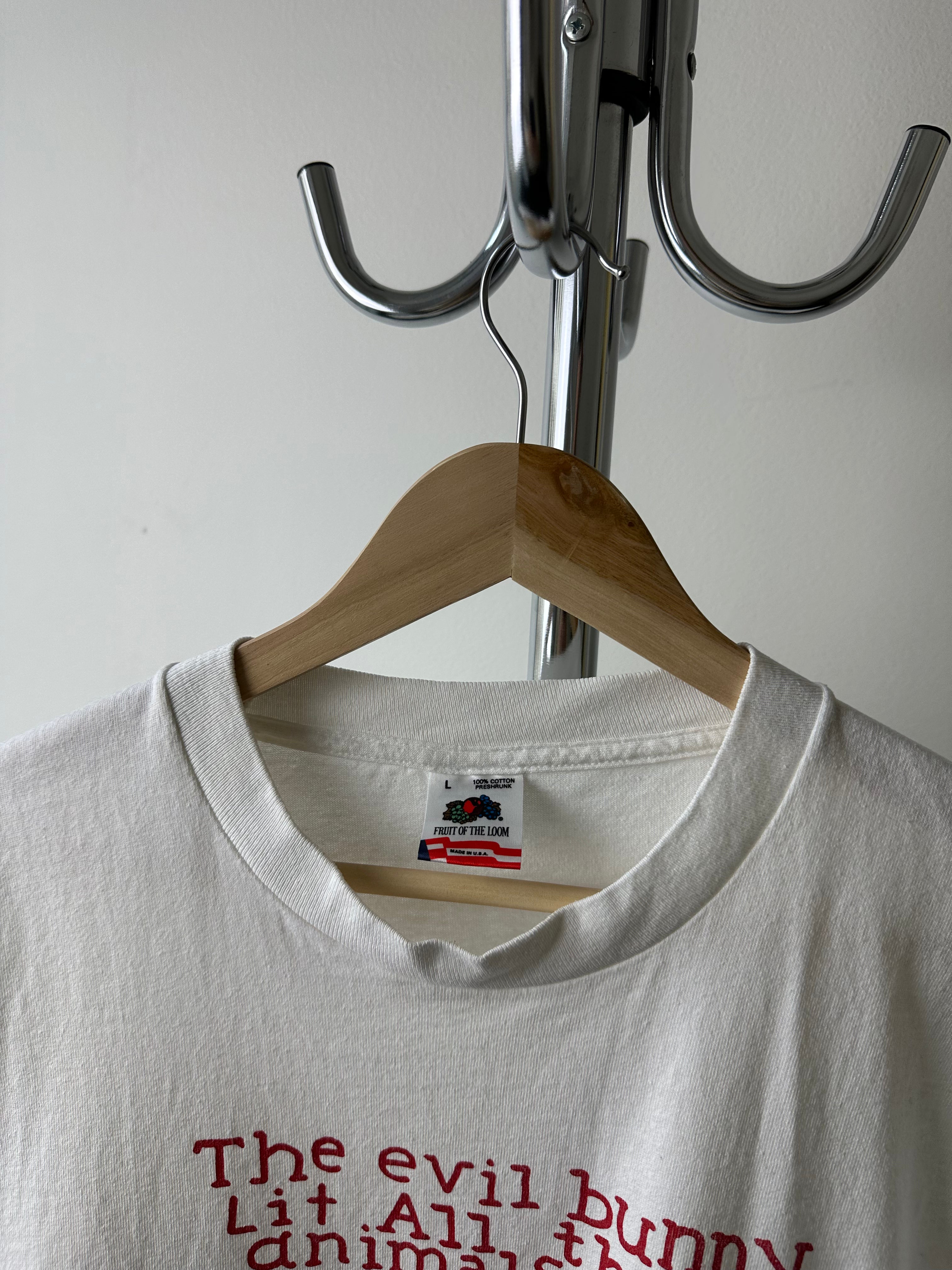 Vintage 1980s “The evil bunny” Art T-shirt - size L