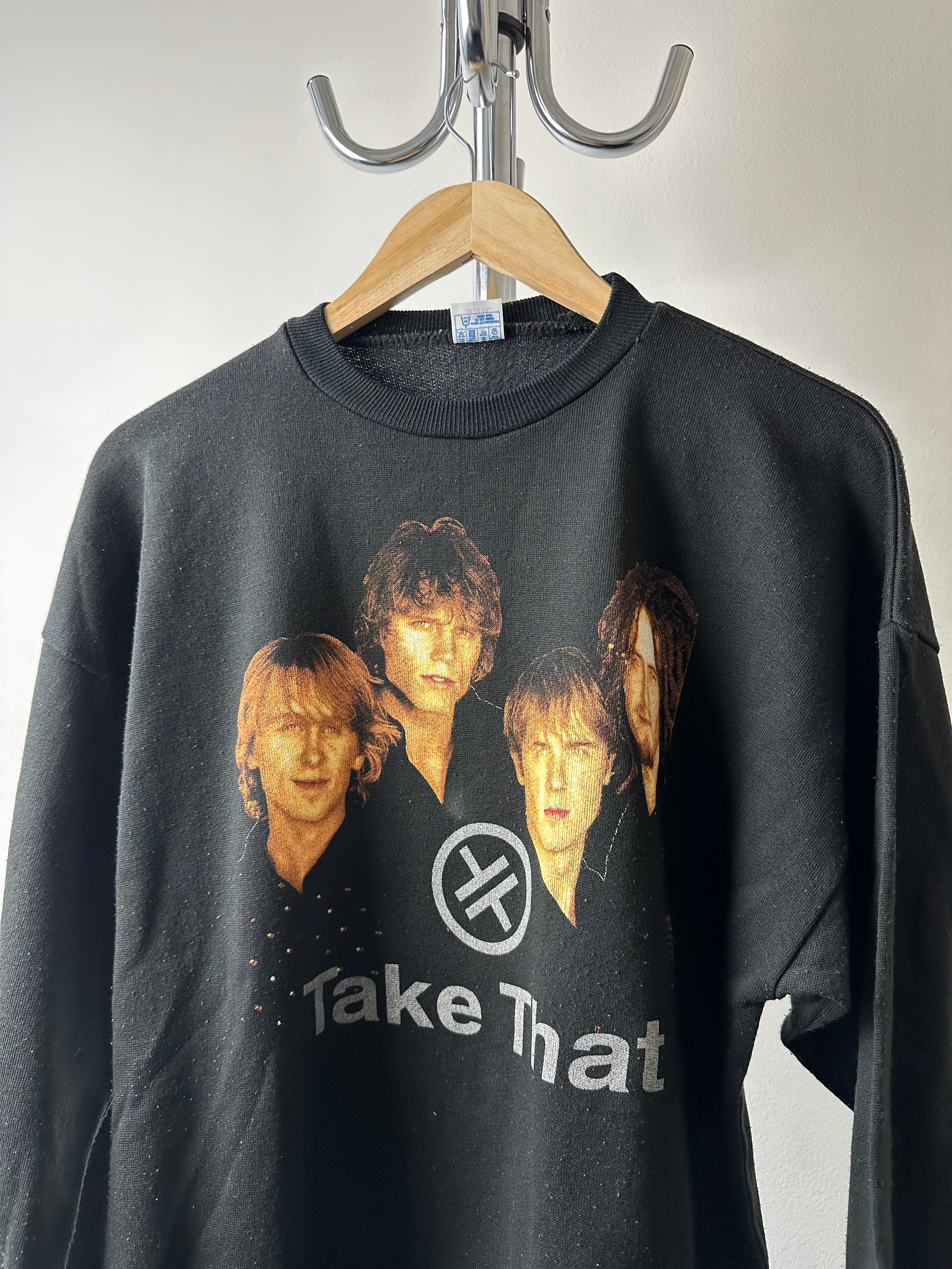 Vintage 1990s Take That Crewneck - size XL