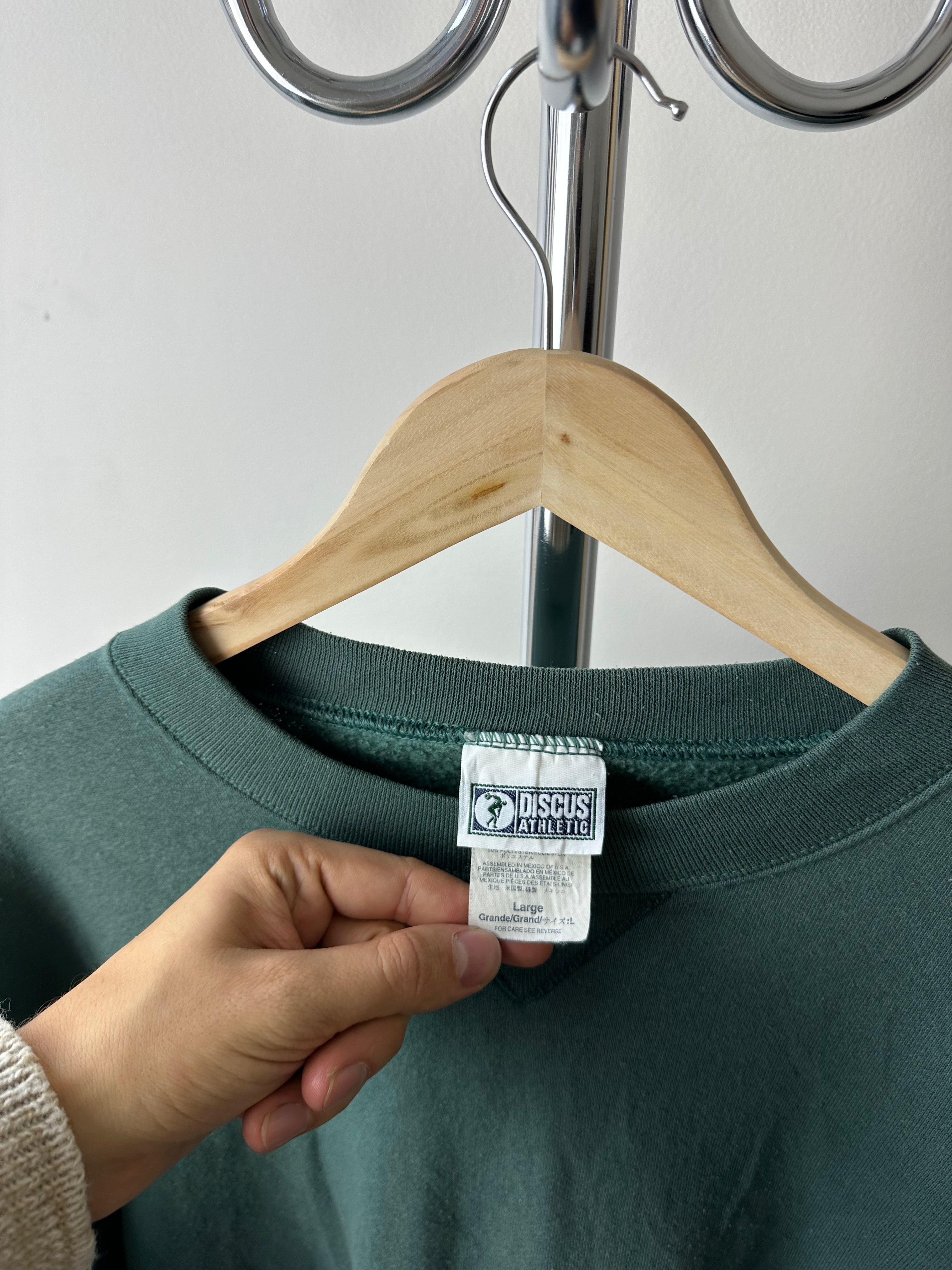 Vintage 1980s Discus Athletic Crewneck - size L