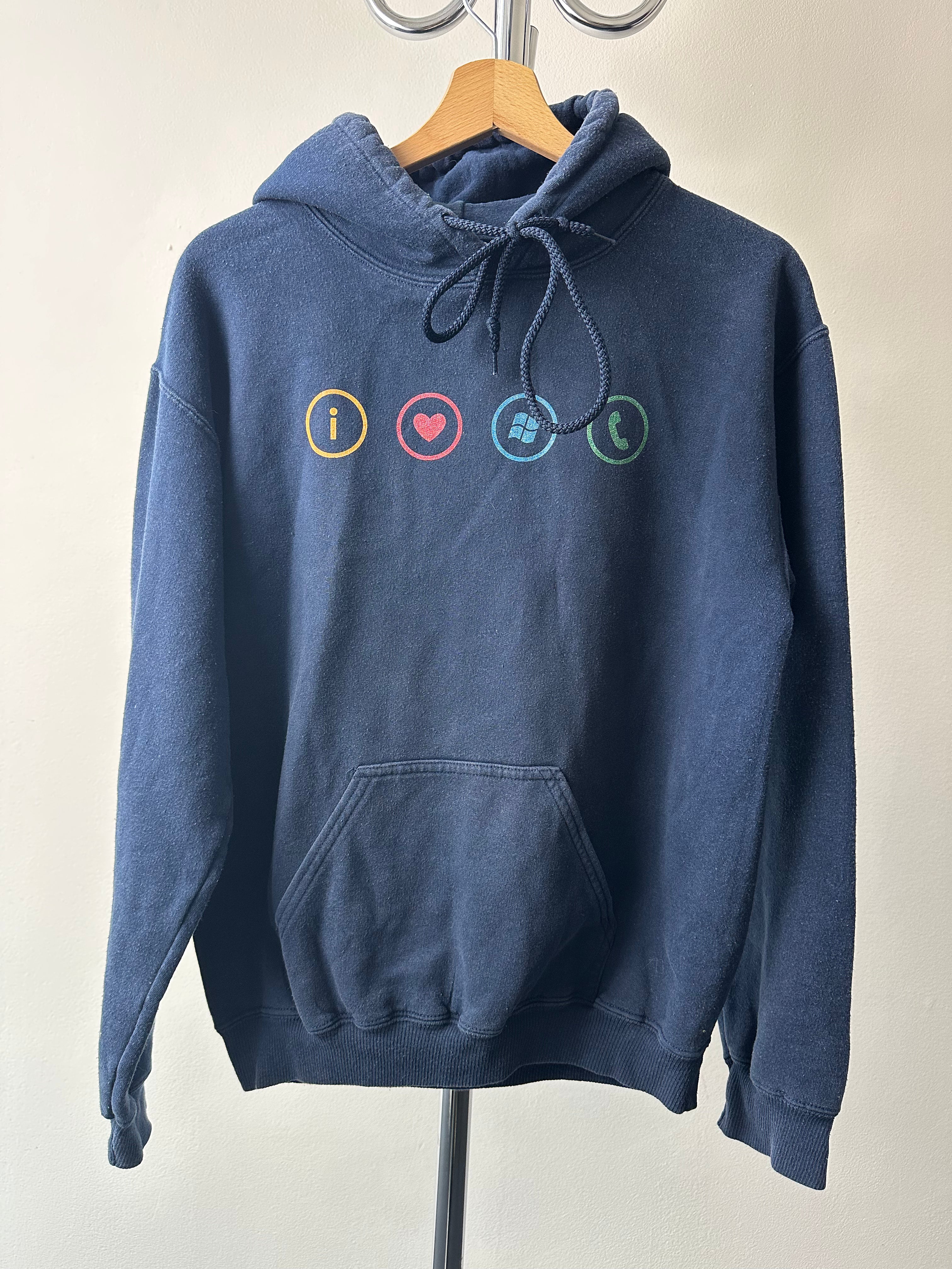 Vintage Microsoft Boxy Hoodies - size S/M