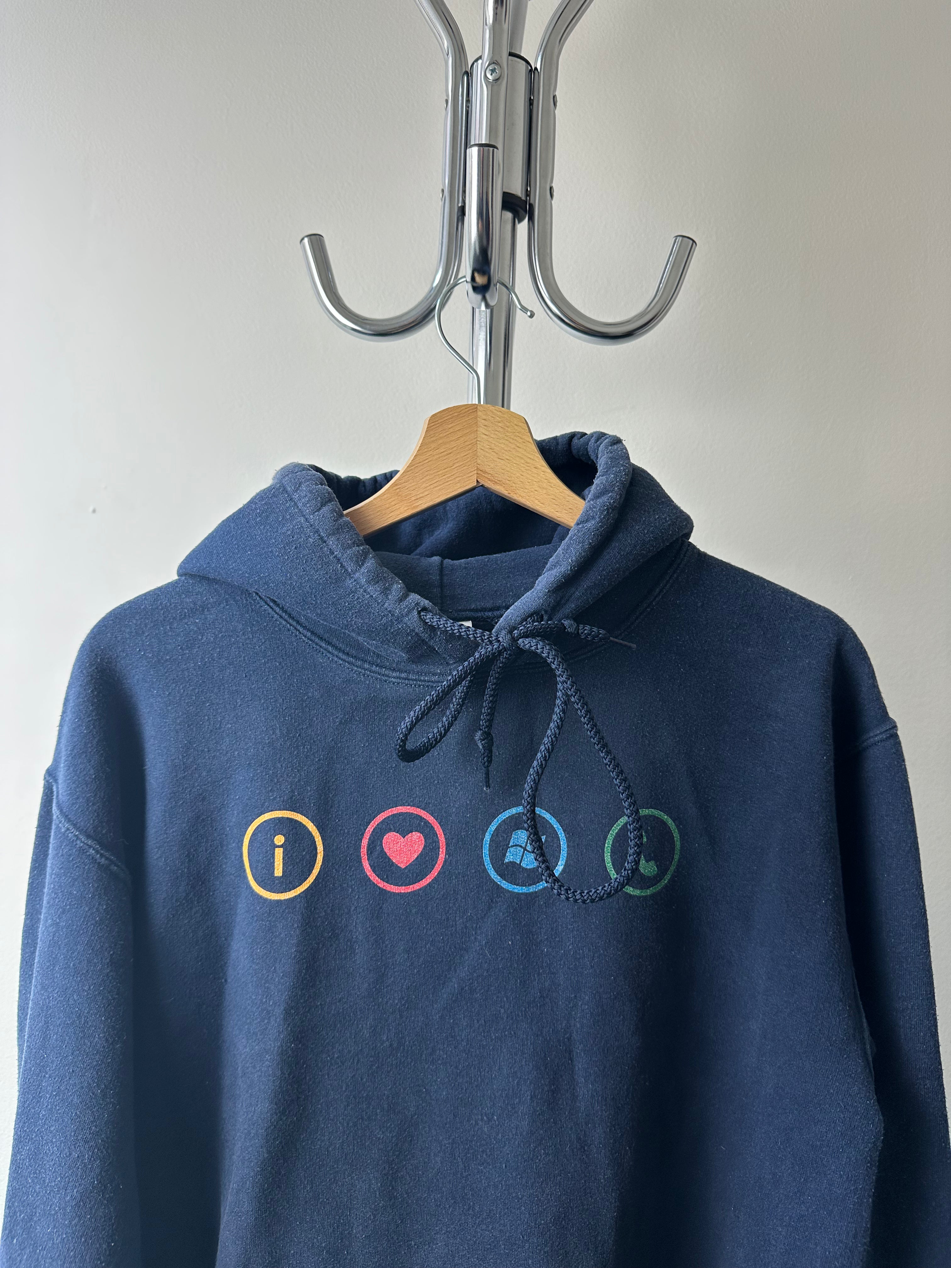 Vintage Microsoft Boxy Hoodies - size S/M
