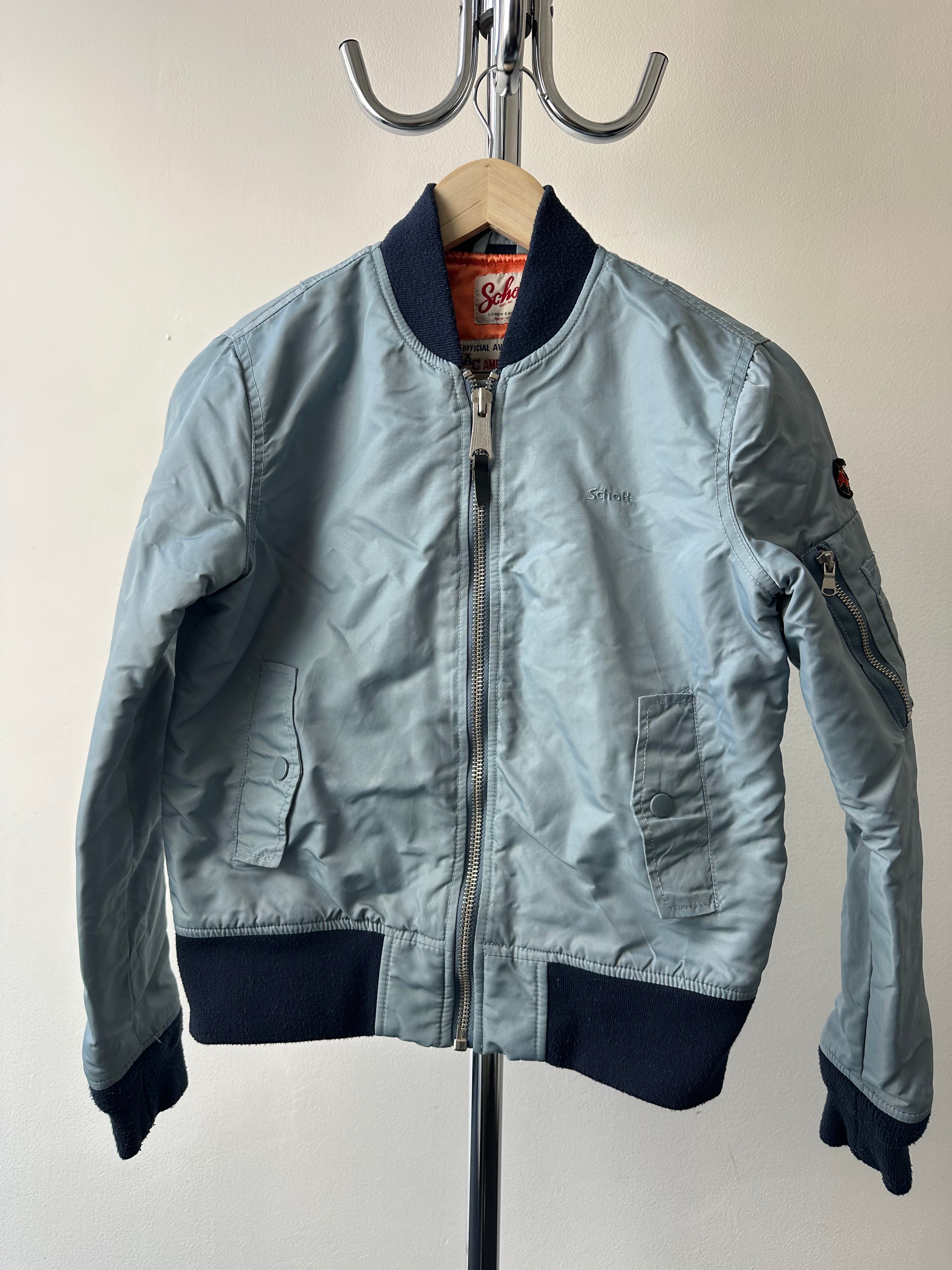 Vintage Schott NYC MA-1 Bomber Jacket - size S/M