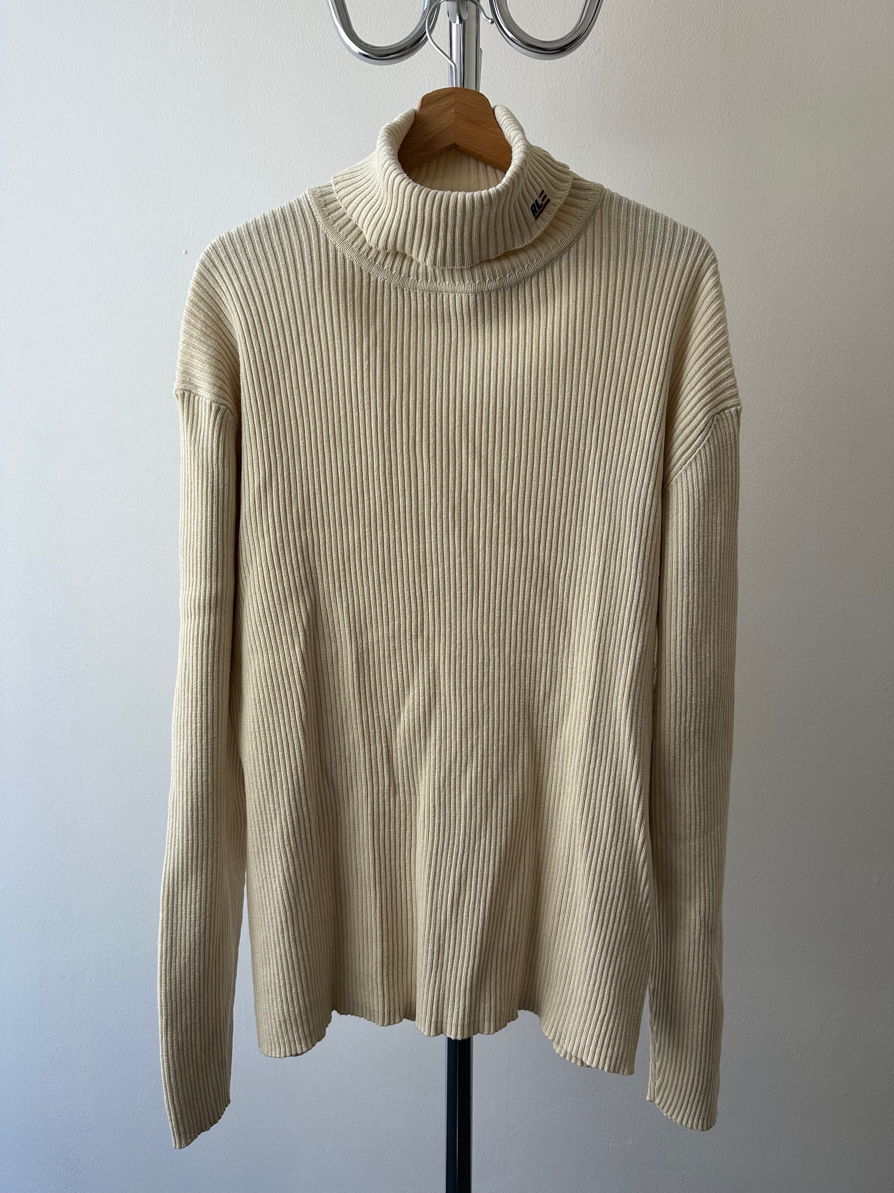 Vintage Polo Ralph Lauren Ribbed Turtleneck Knit - size L/XL