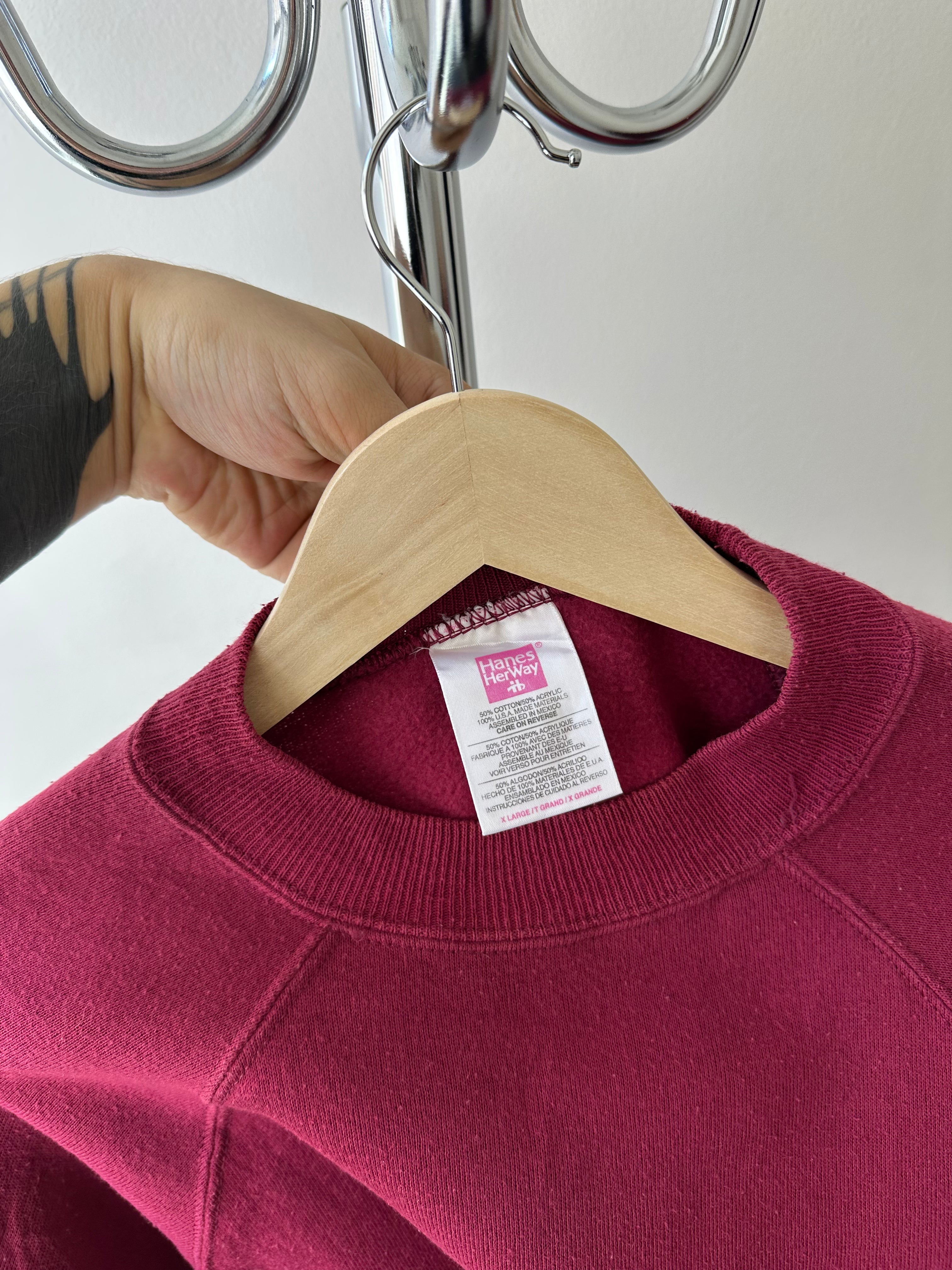 Vintage 1990s Hanes Sweatshirt - size L/XL