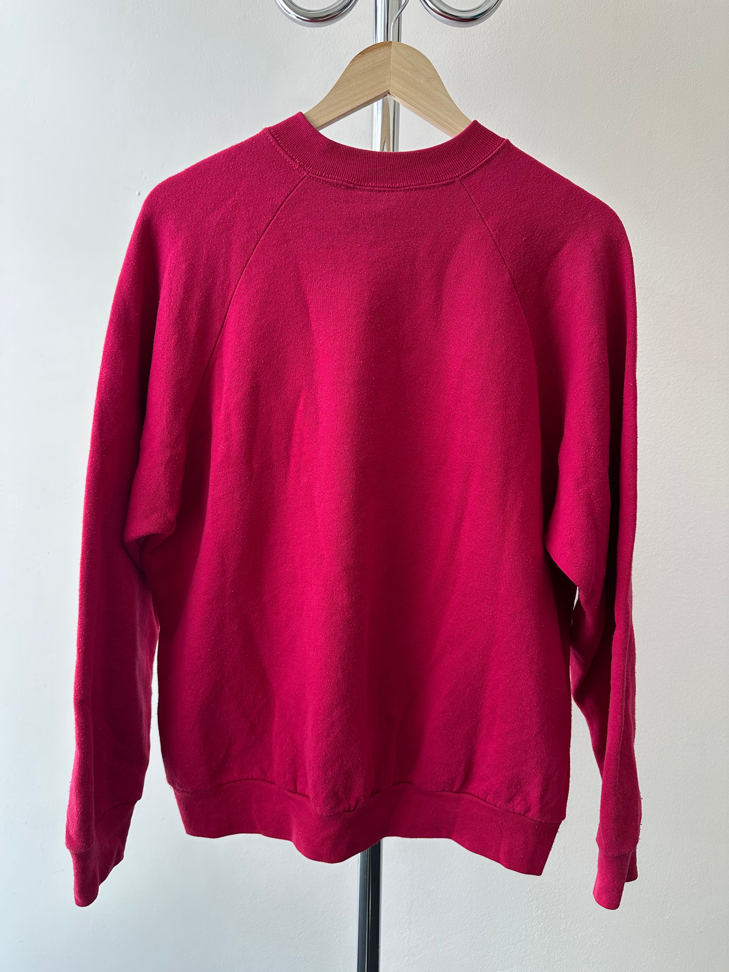 Vintage 1990s Fruit of the Loom "Strawberry" Crewneck - size L