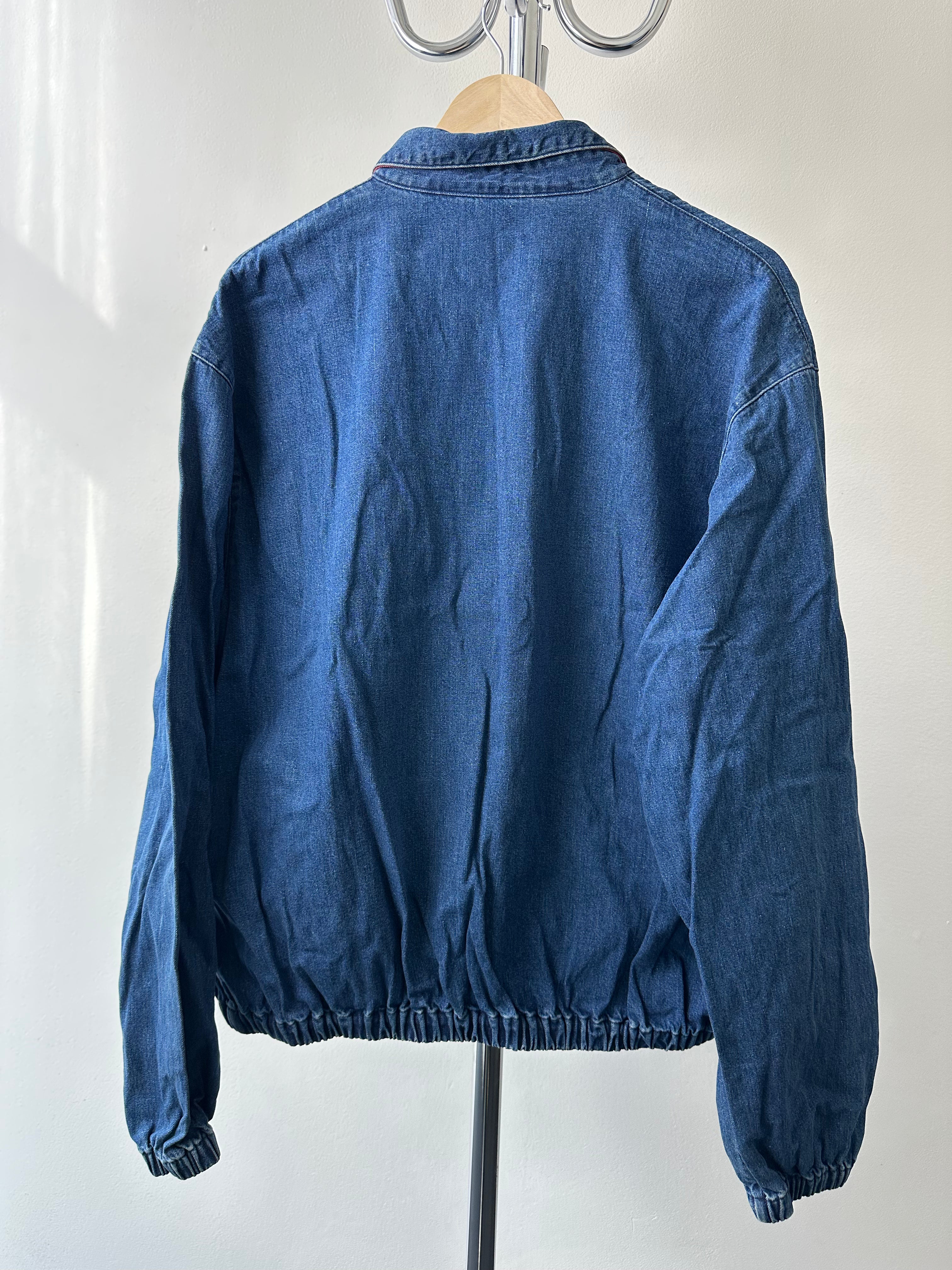 Vintage Polo Ralph Lauren Denim Harrington Jacket - size L