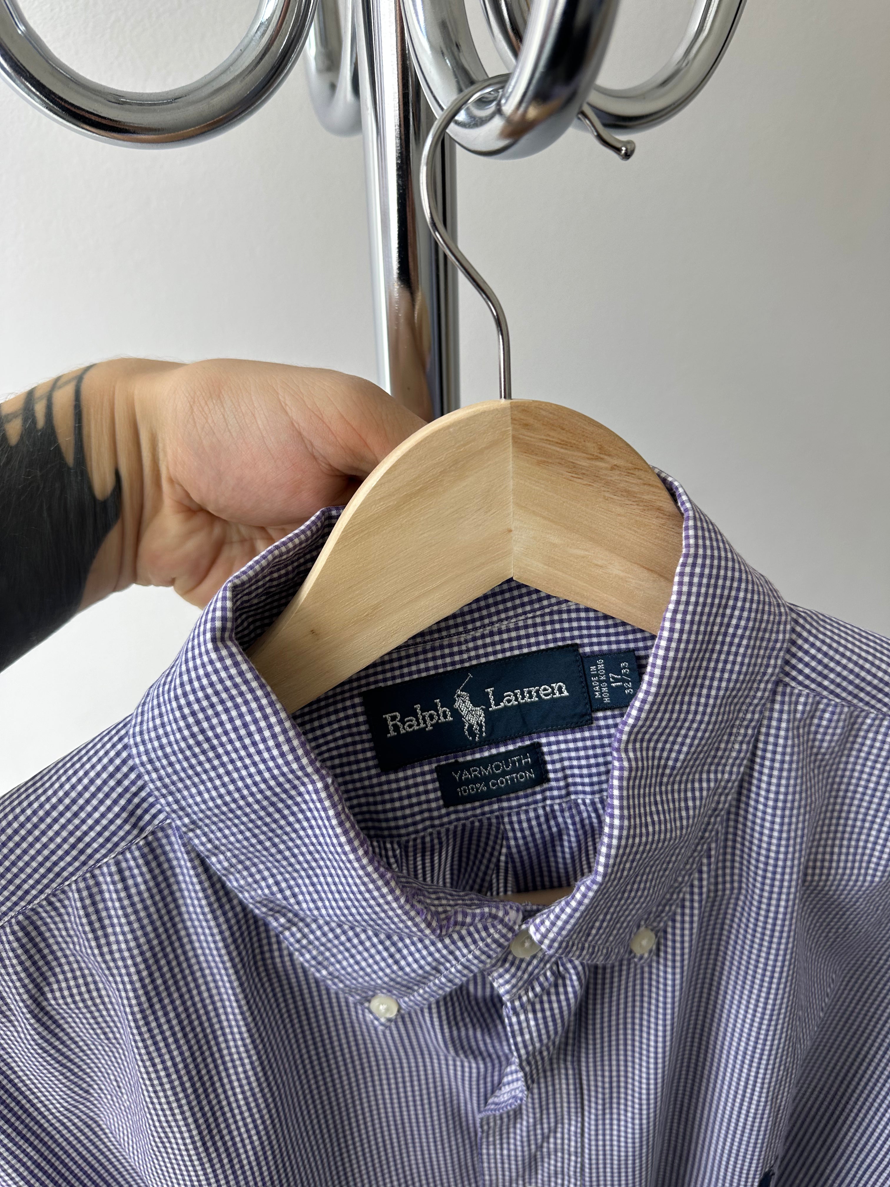 Vintage Polo Ralph Lauren Gingham Button-Down Shirt - size L