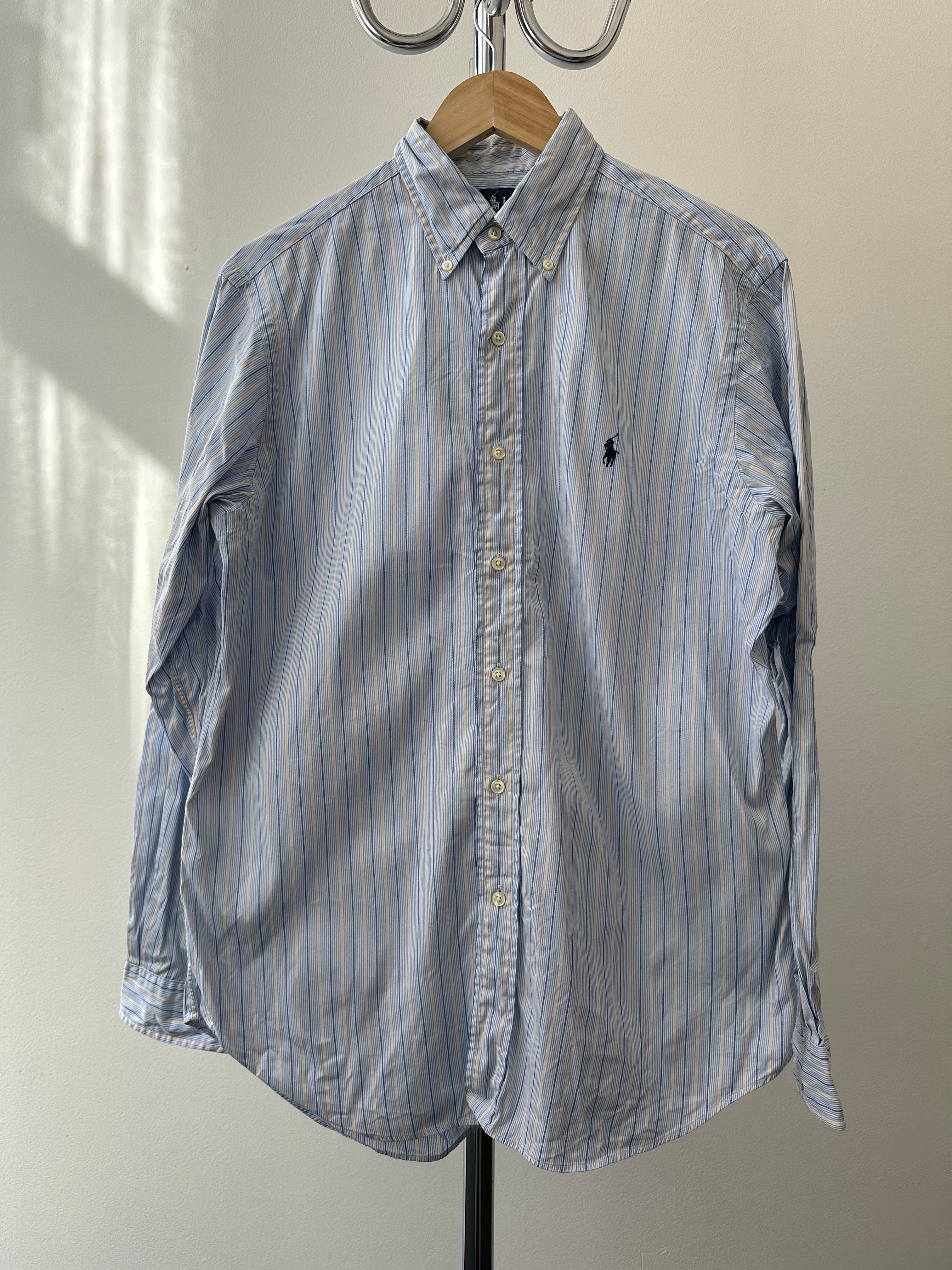 Vintage Polo Ralph Lauren Striped Oxford Shirt - size M