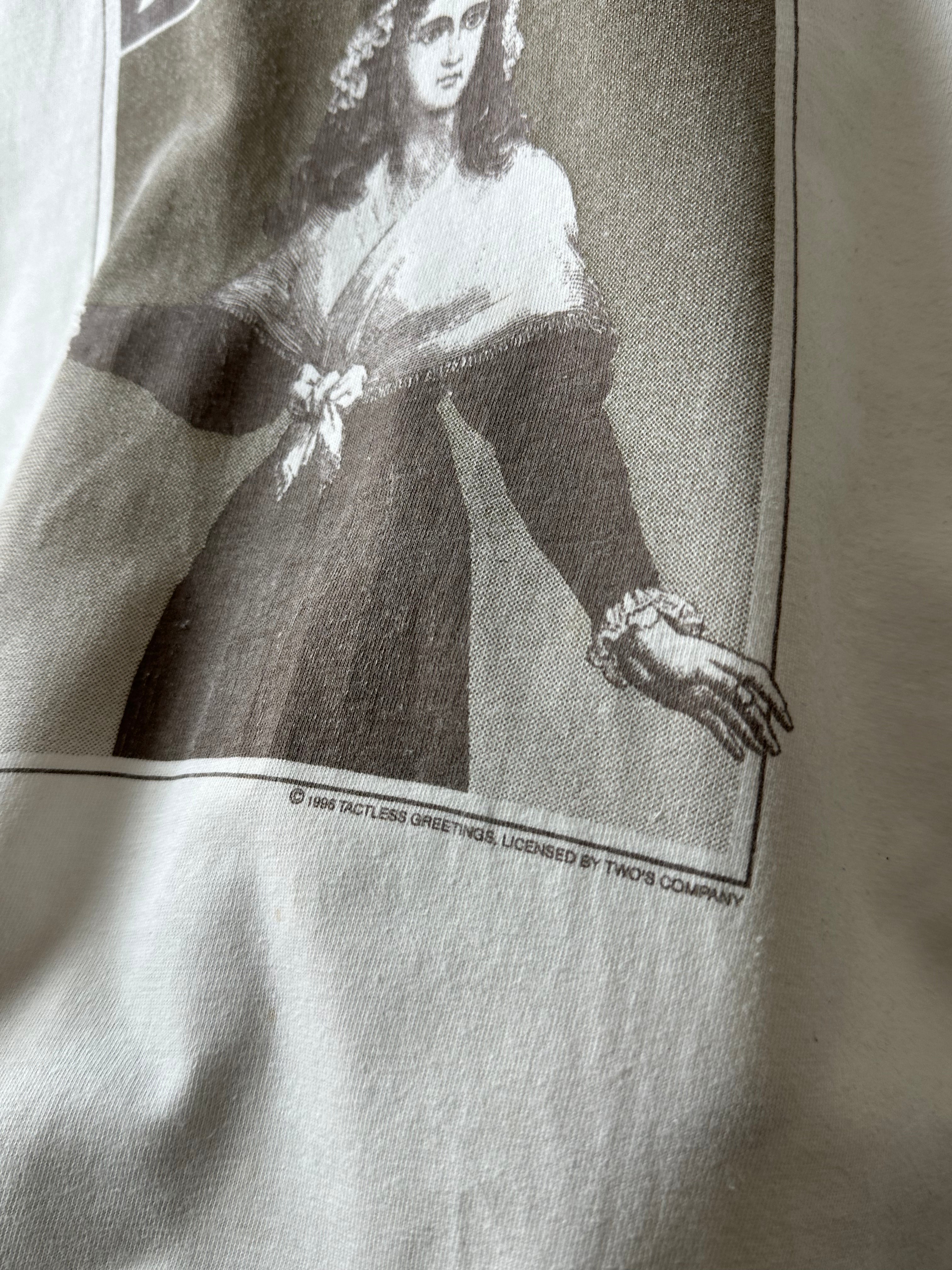 Vintage 1990s "Just Give Me the Coffee” T-shirt - size M