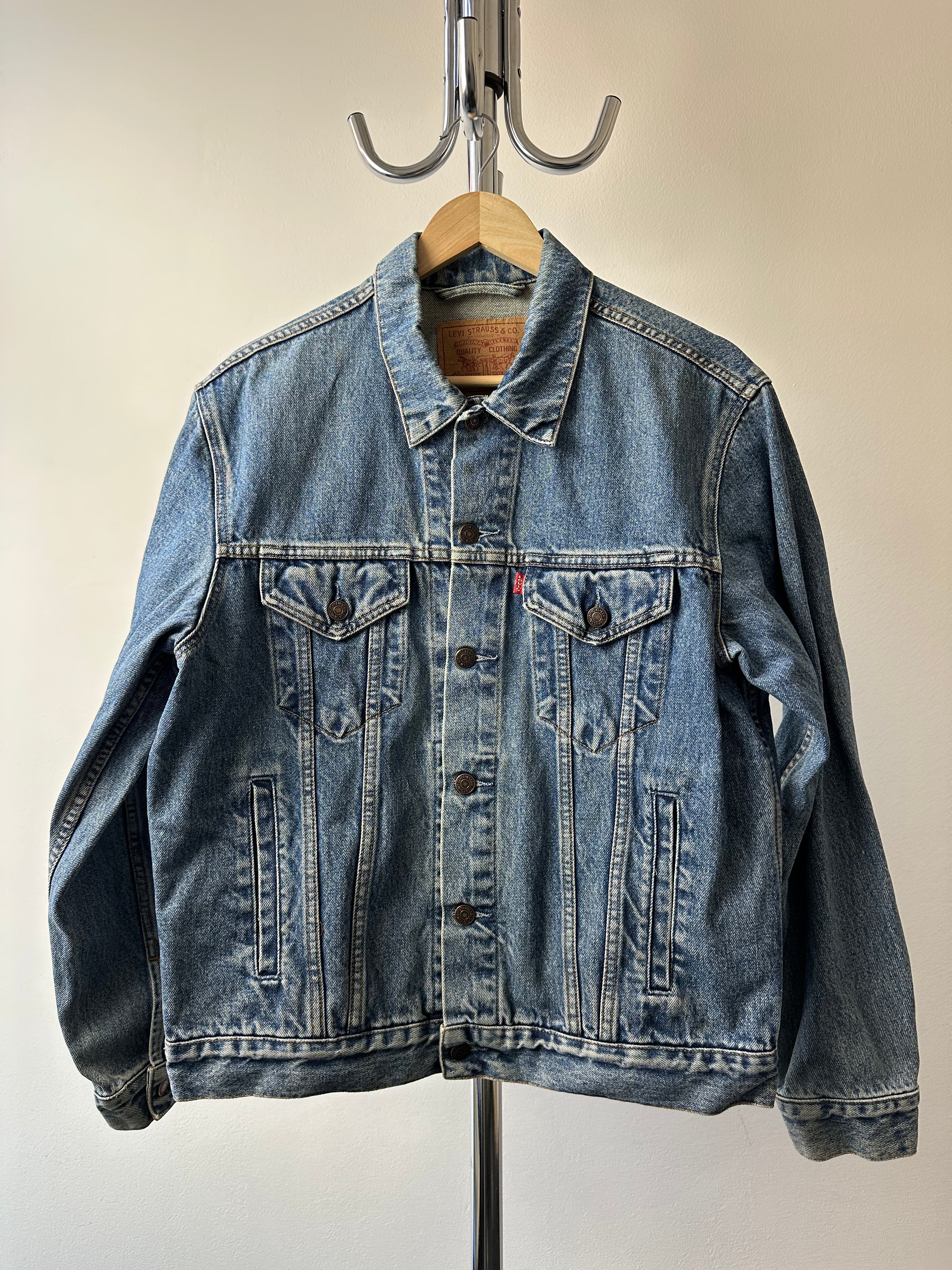 Vintage 1980s Levi’s 70503-02 Denim Trucker Jacket - size M/L