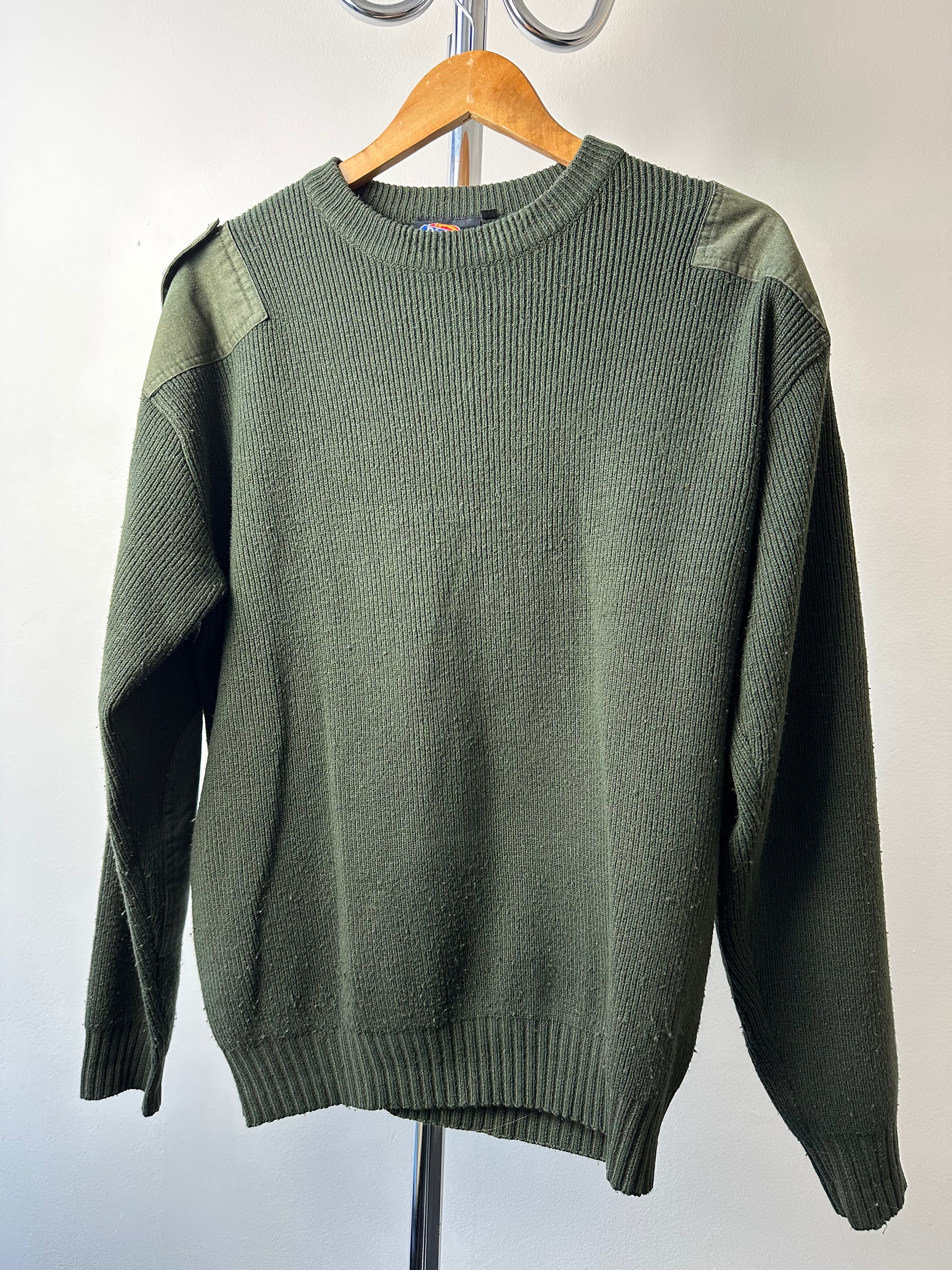 Vintage 1990s Dickies Military Knit Sweater - size L