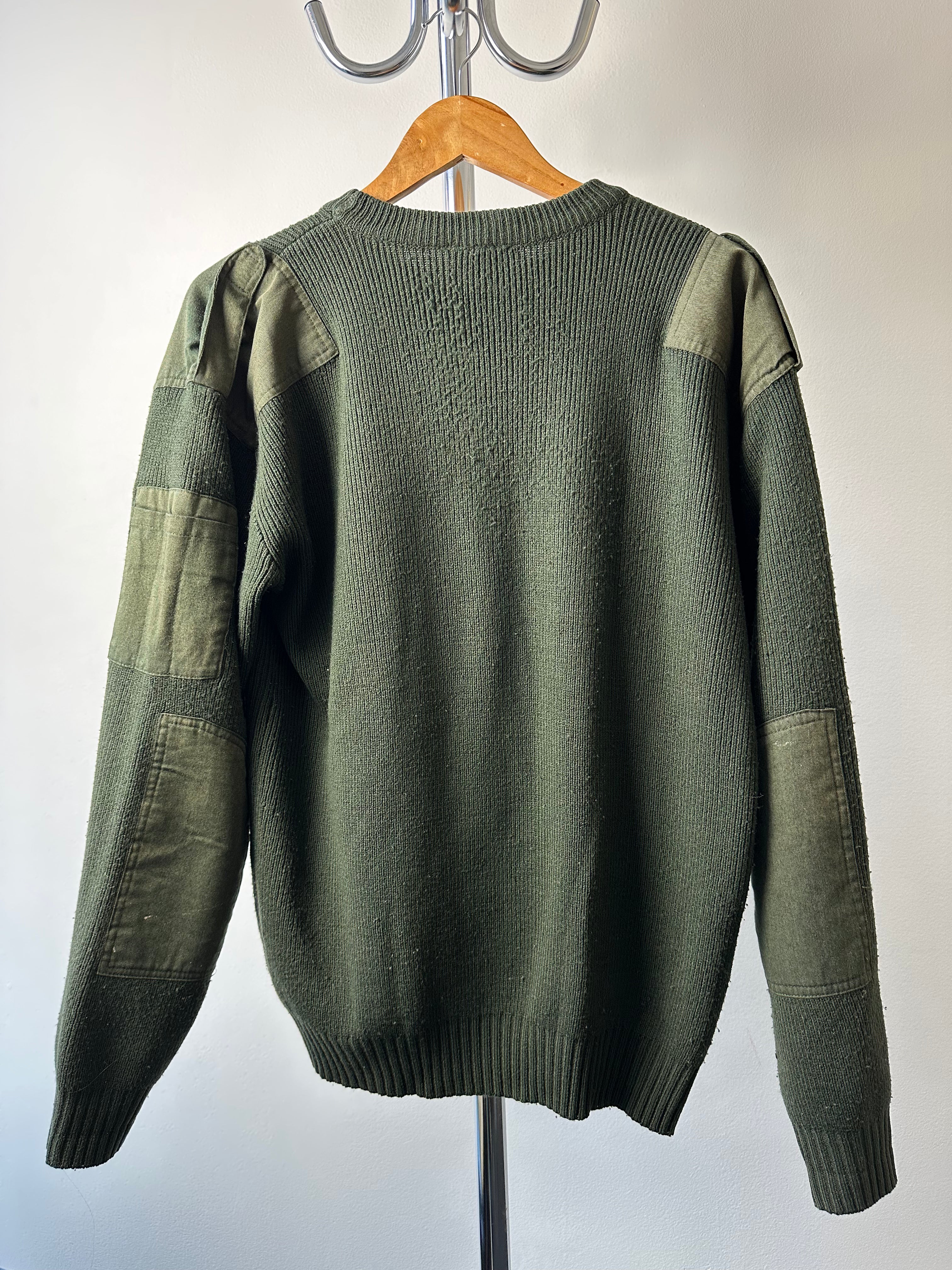 Vintage 1990s Dickies Military Knit Sweater - size L