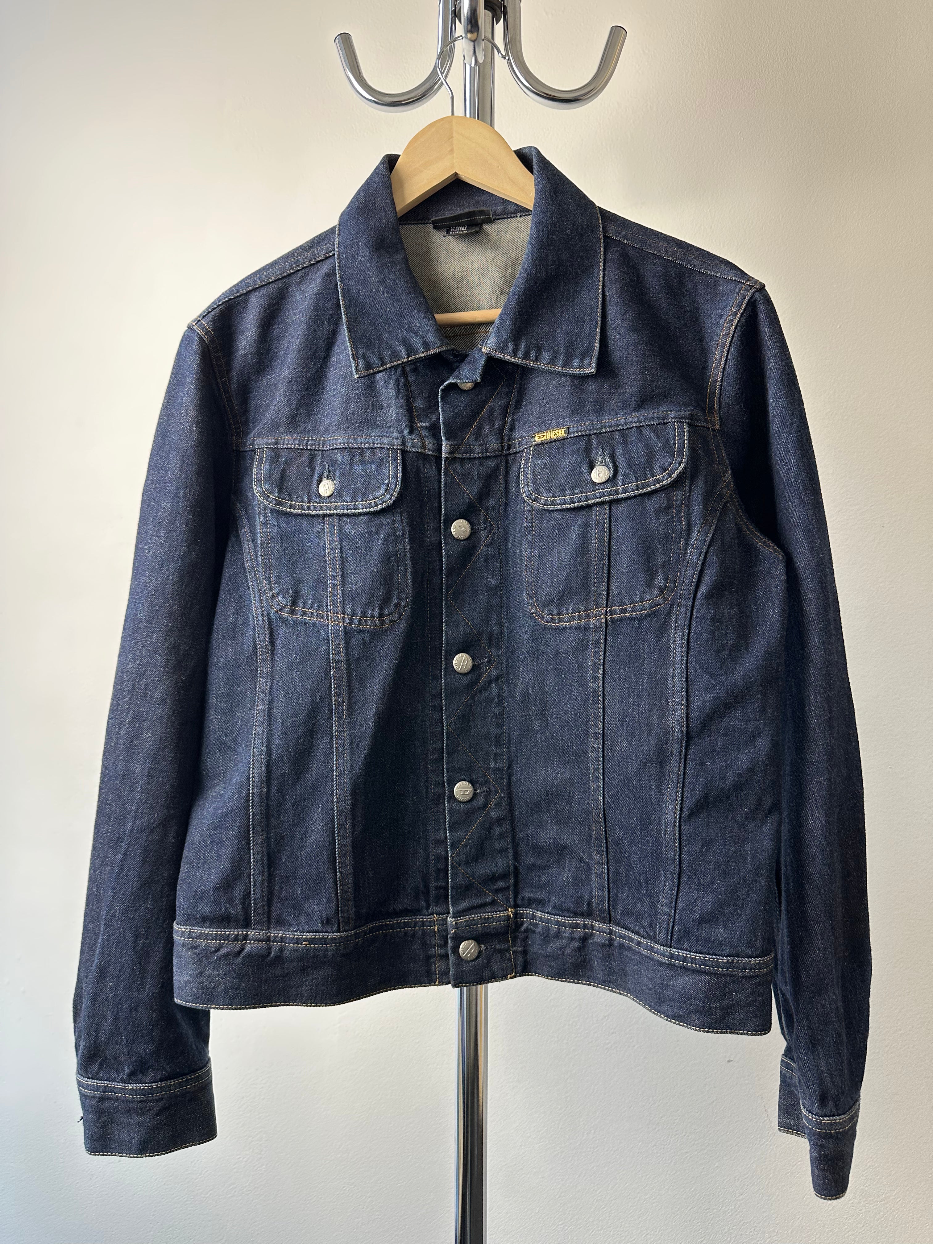 Vintage 1990s Diesel Raw Denim Jacket - size M