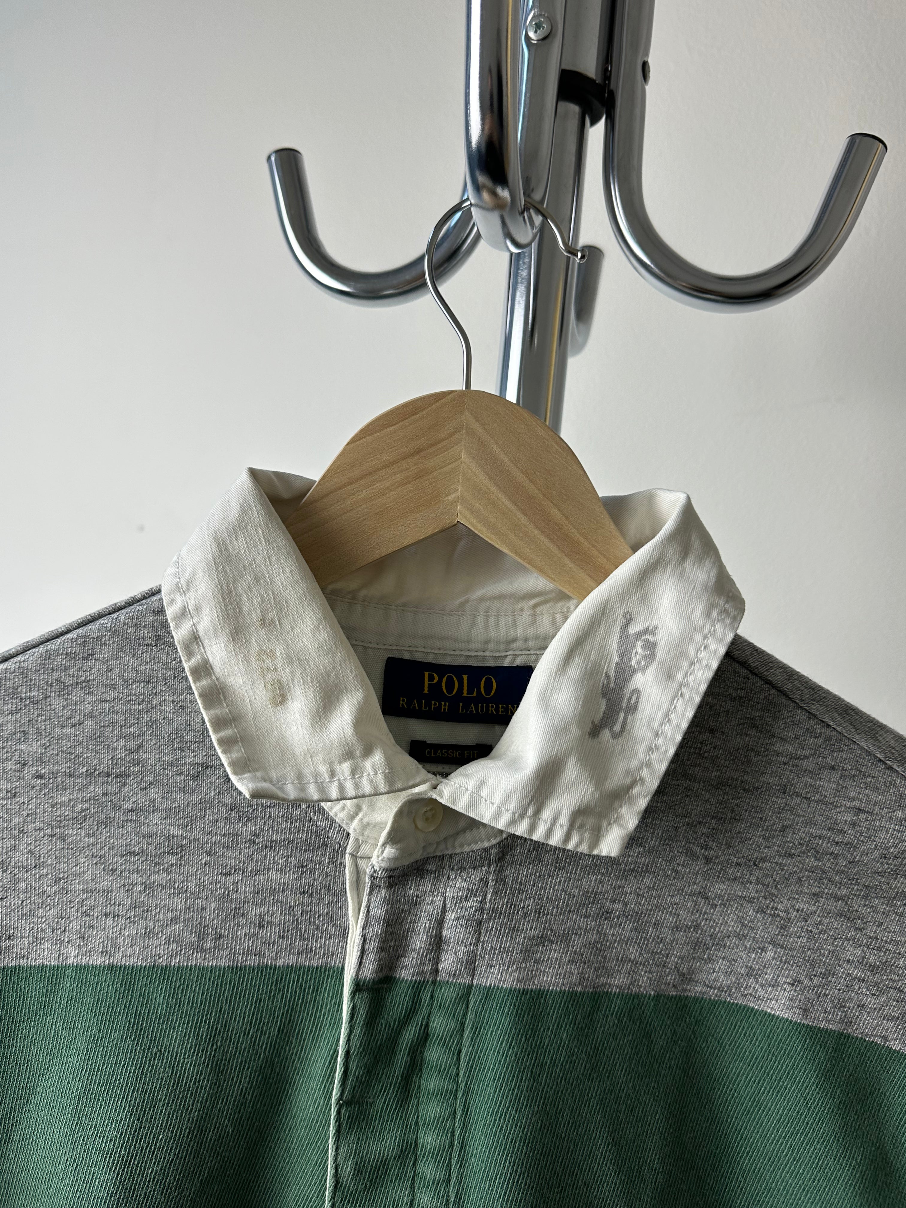 Vintage Polo Ralph Lauren Skull Rugby Shirt - size M/L