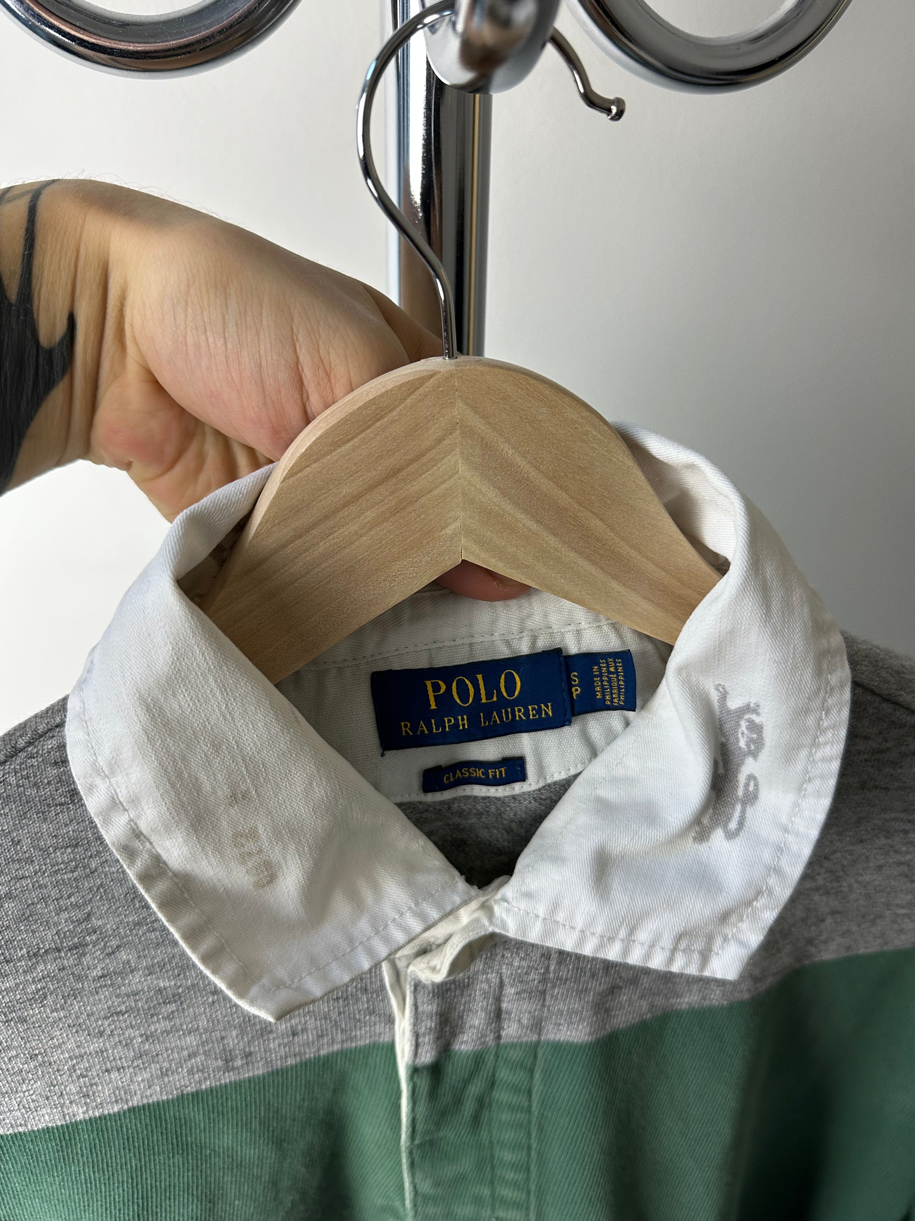 Vintage Polo Ralph Lauren Skull Rugby Shirt - size M/L