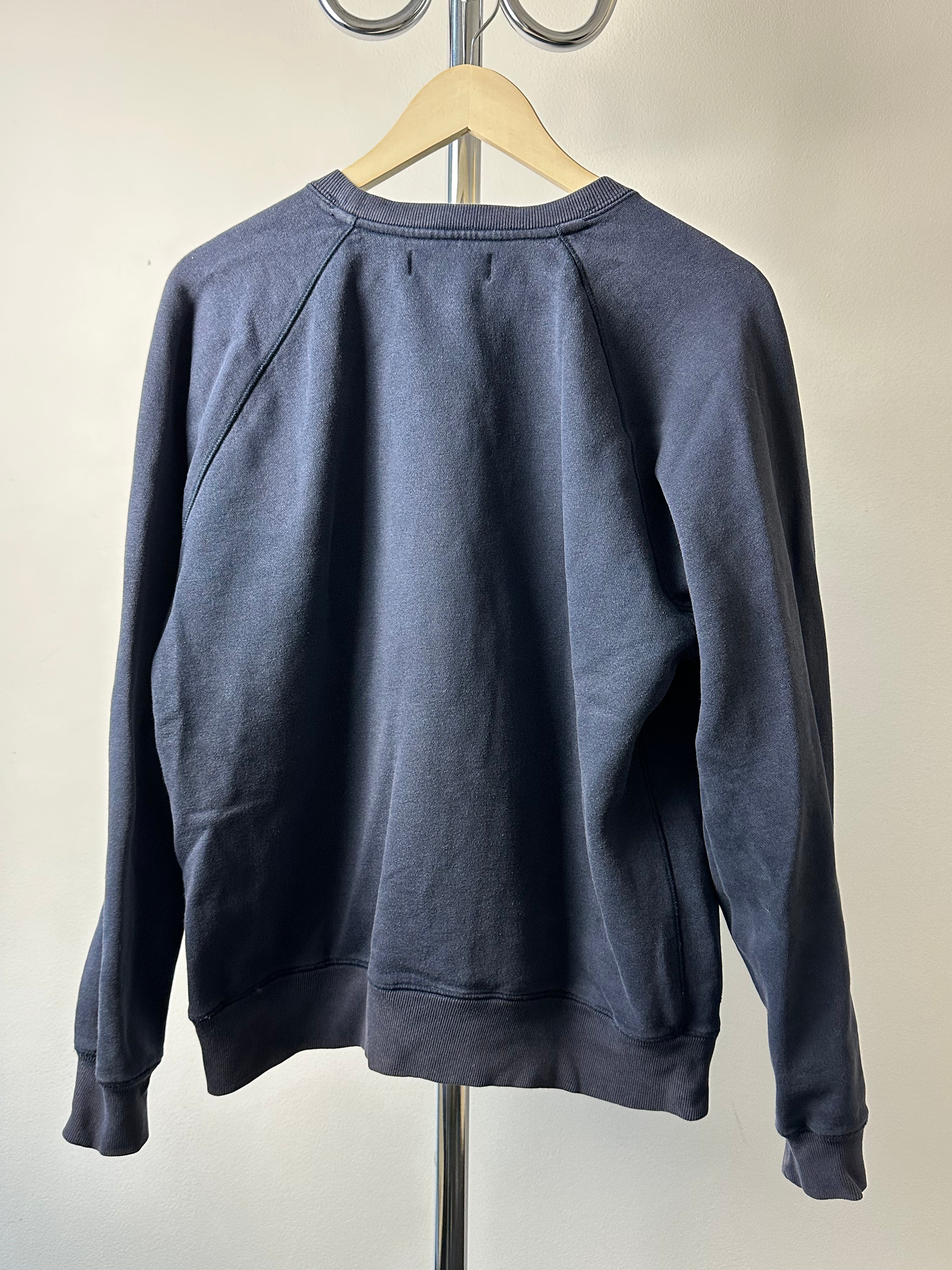 Vintage Polo Ralph Lauren Faded Navy Crewneck - size M