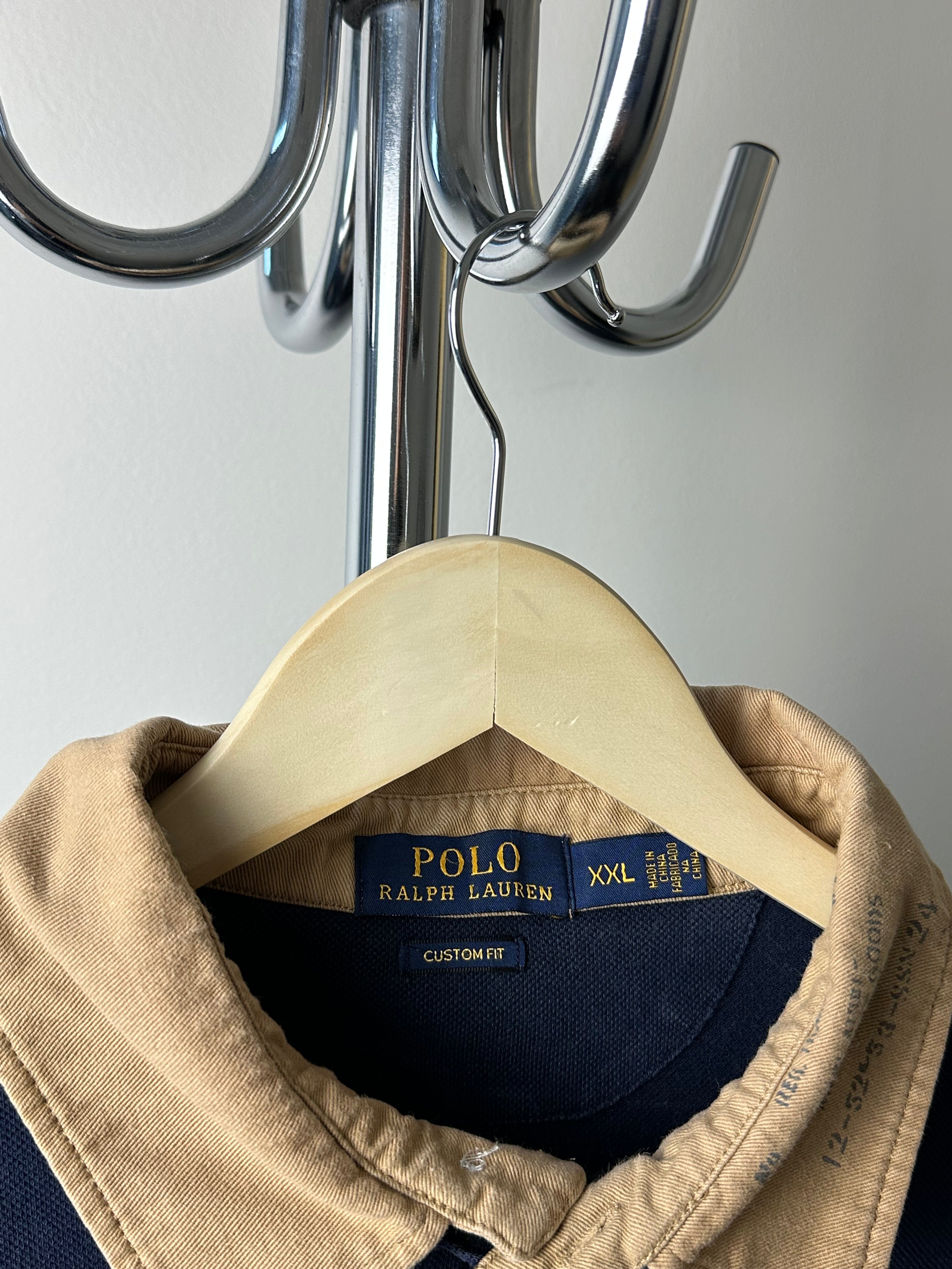 Vintage Polo Ralph Lauren USA Flag Polo - size L/XL