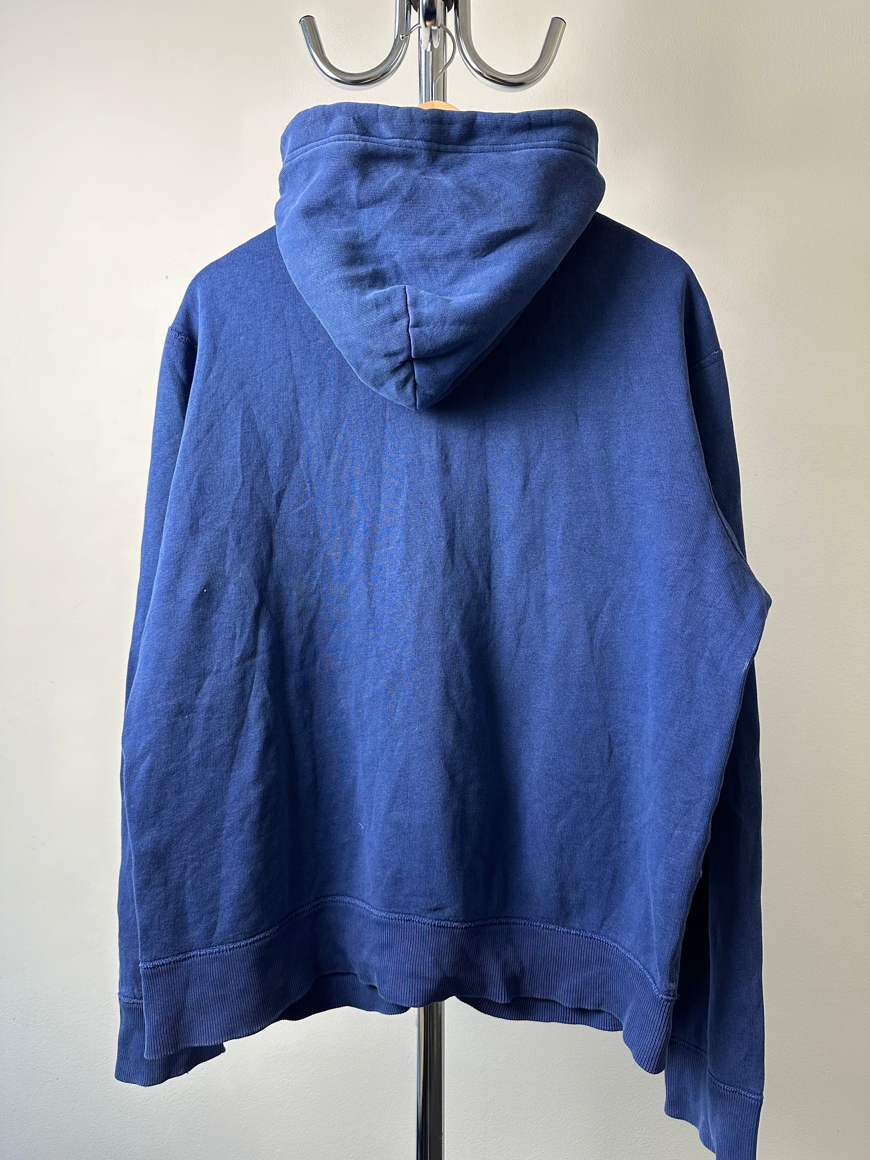Vintage Polo Ralph Lauren Faded Blue Hoodie - size L