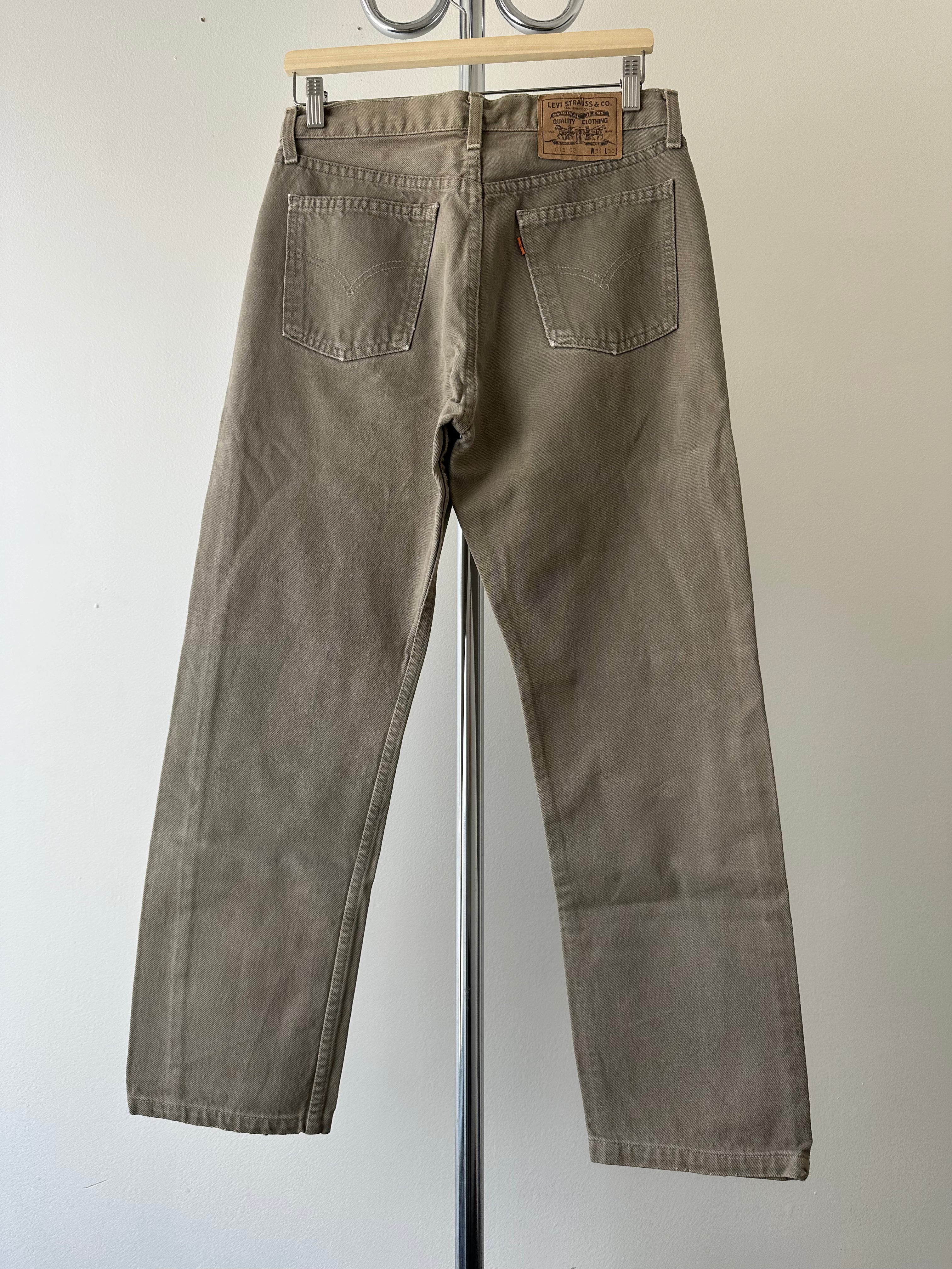 Vintag 1990s Levi’s 615 Taupe Pants - size 31x30