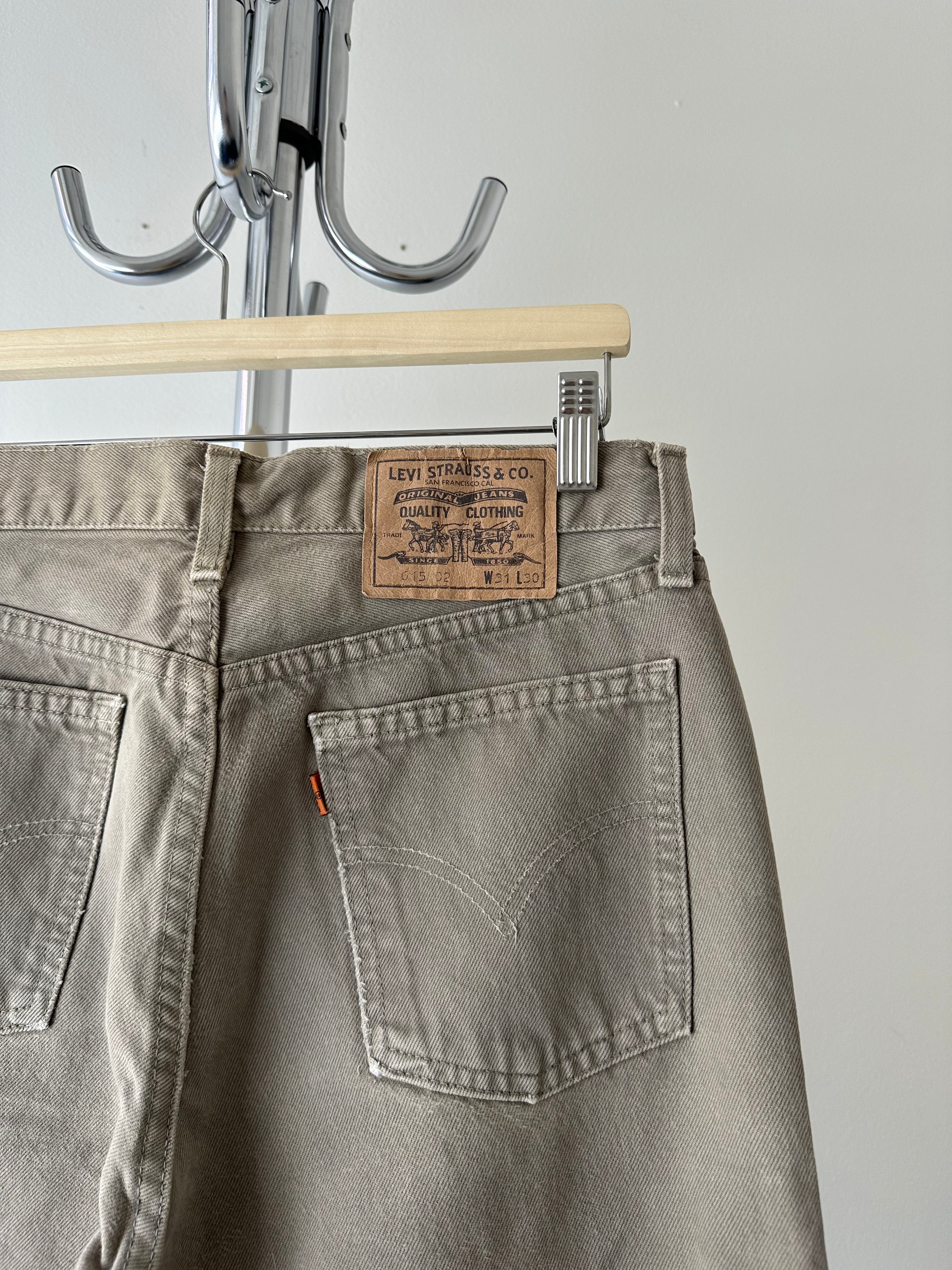 Vintag 1990s Levi’s 615 Taupe Pants - size 31x30