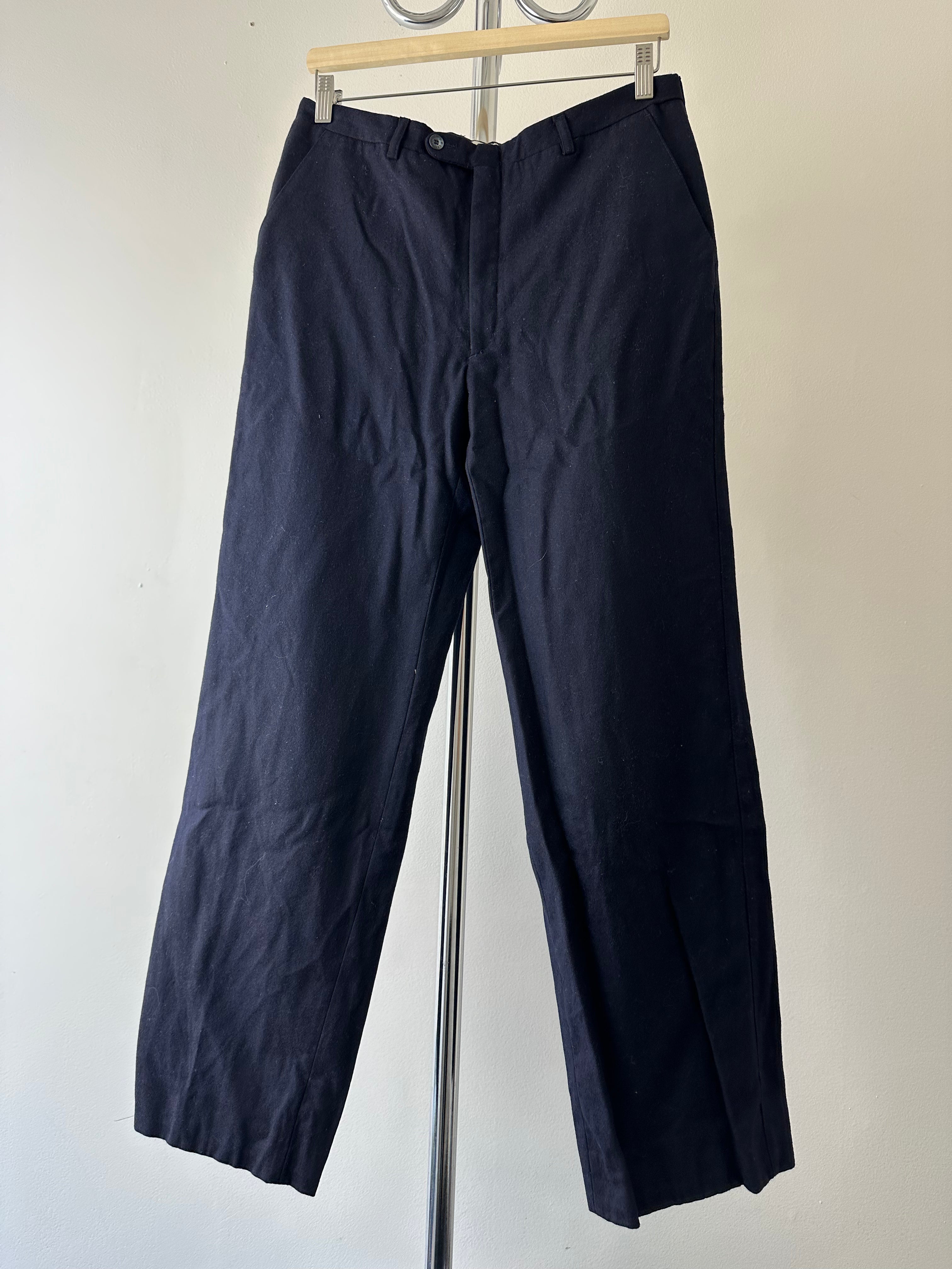 Vintage 1980s Levi’s Wool Trousers (Made in Italy) - size 30x30