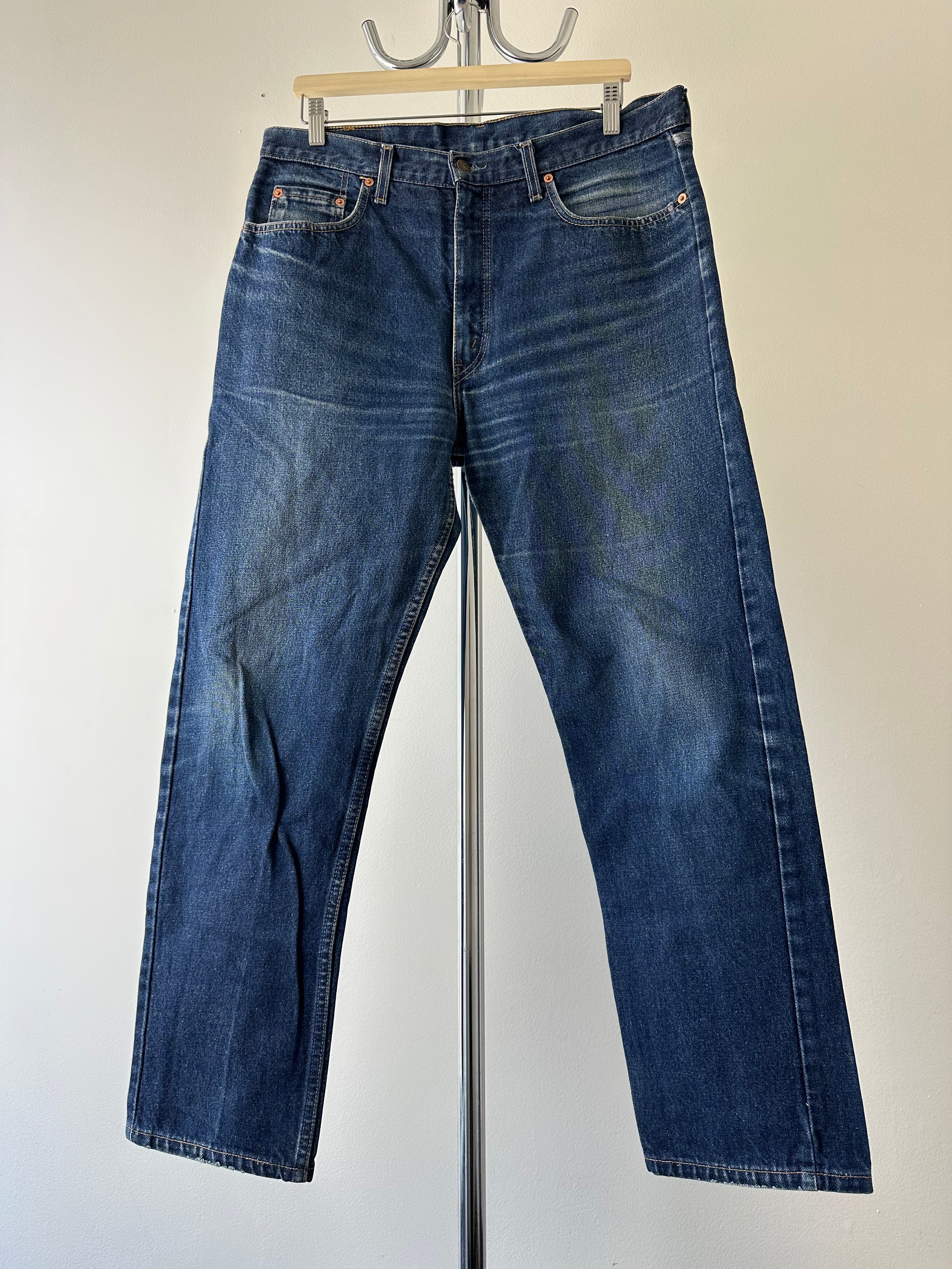Vintage 1970s/80s Levi’s 615 Orange Tab Jeans – size 36x30