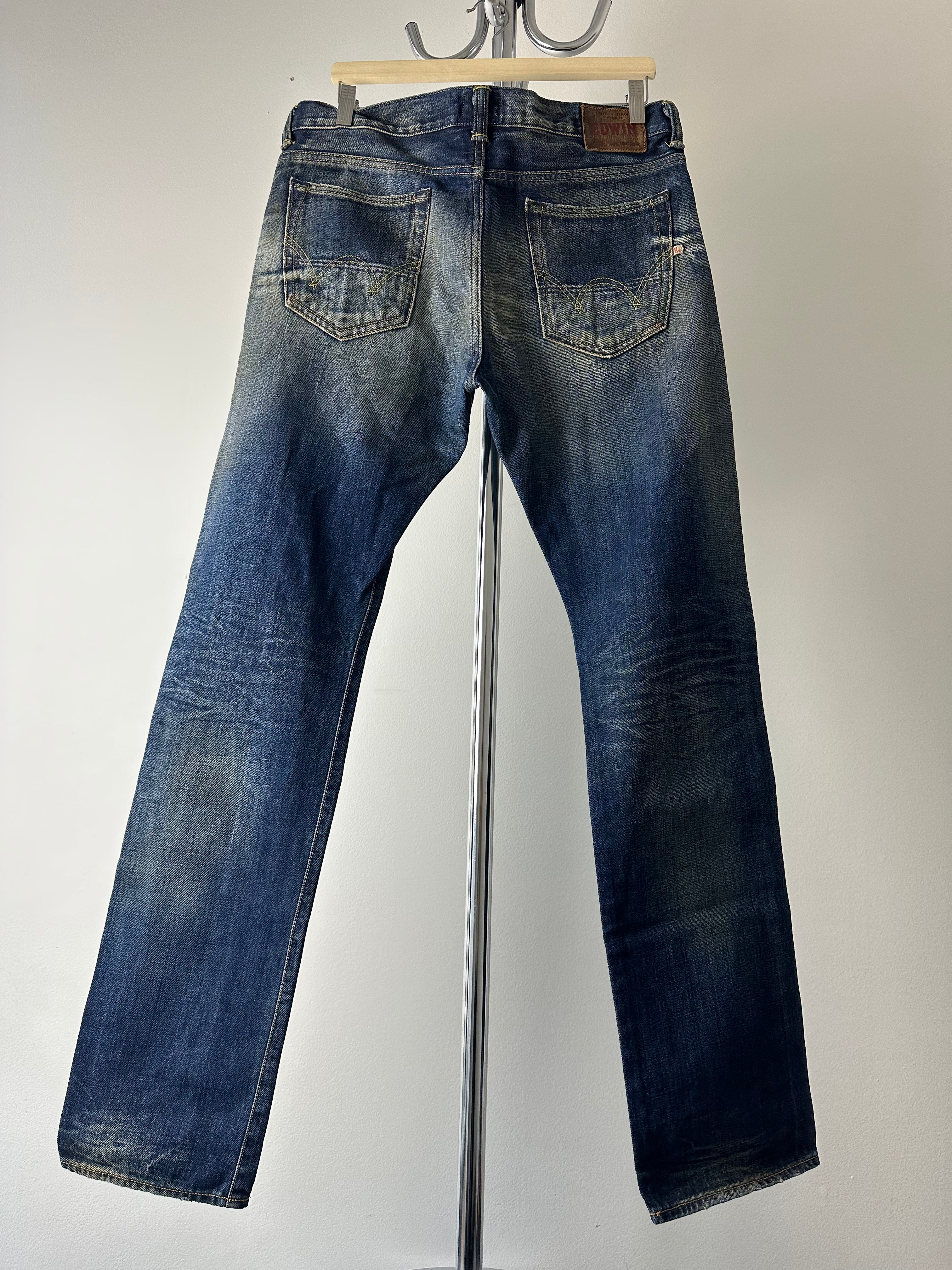 Vintage Edwin "Faded Indigo" ED-71 Made in Japan Pants - size 32x32